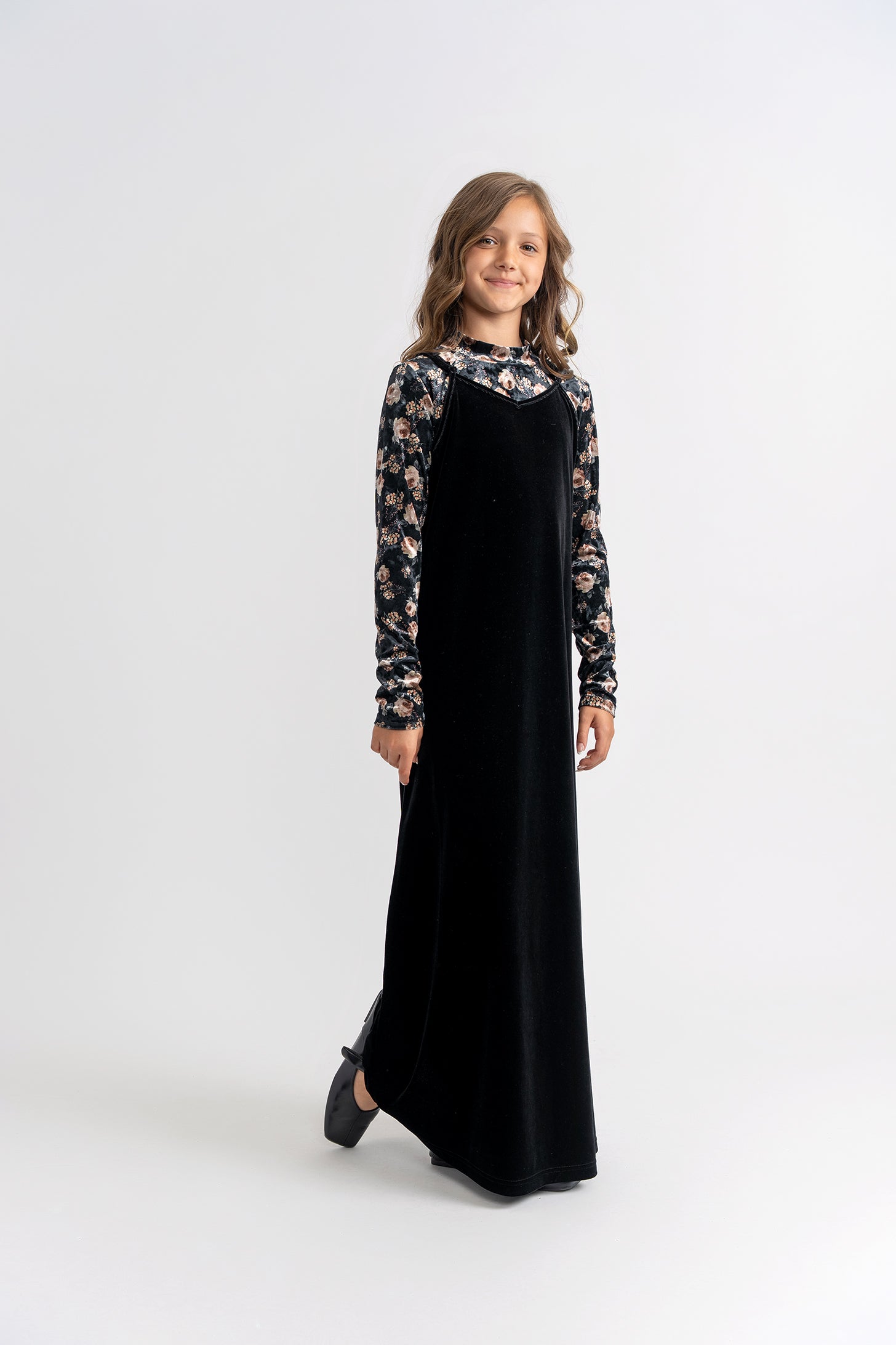 Floral Velour Set in by Lola