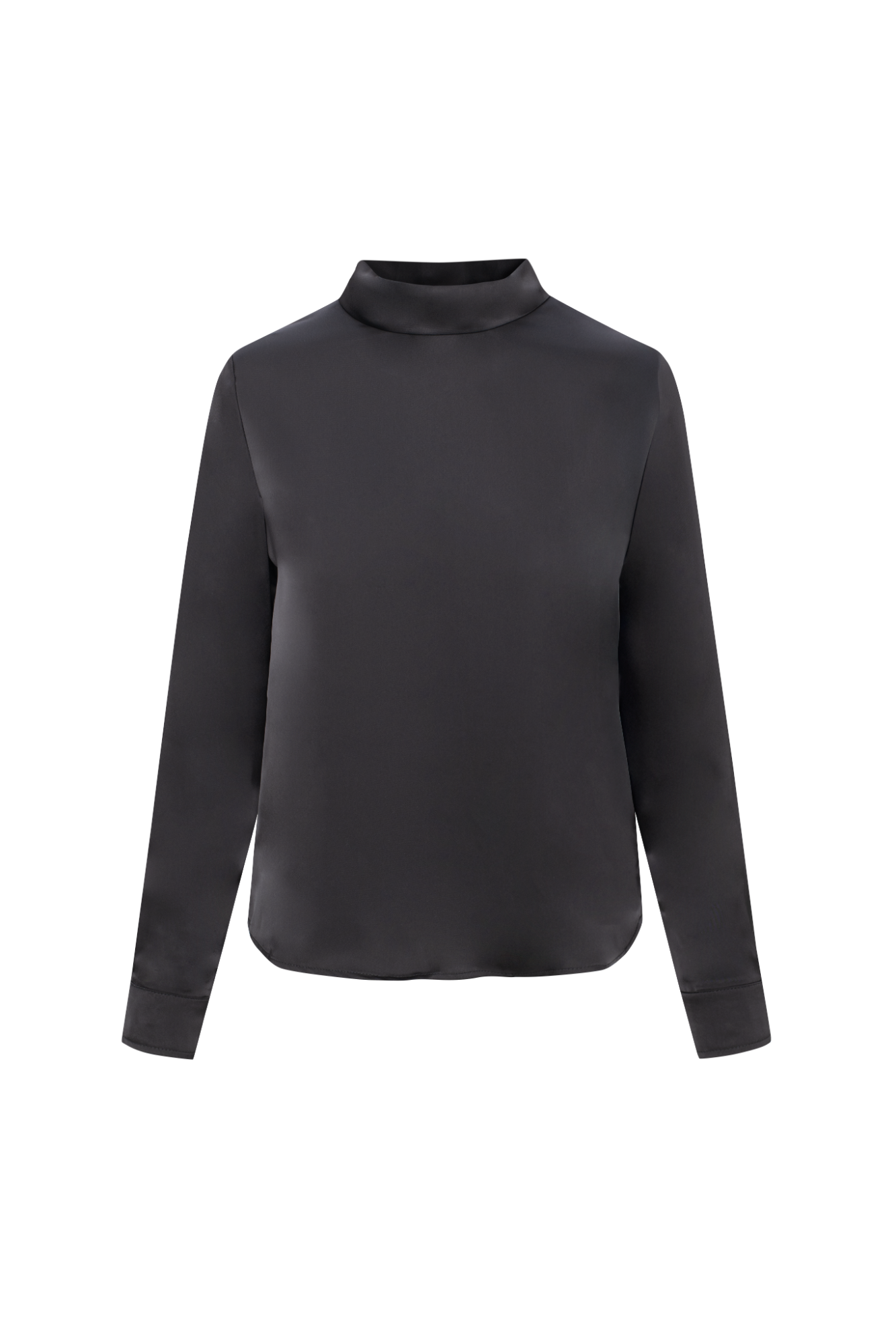 Button Down Blouse in Black by Aspect