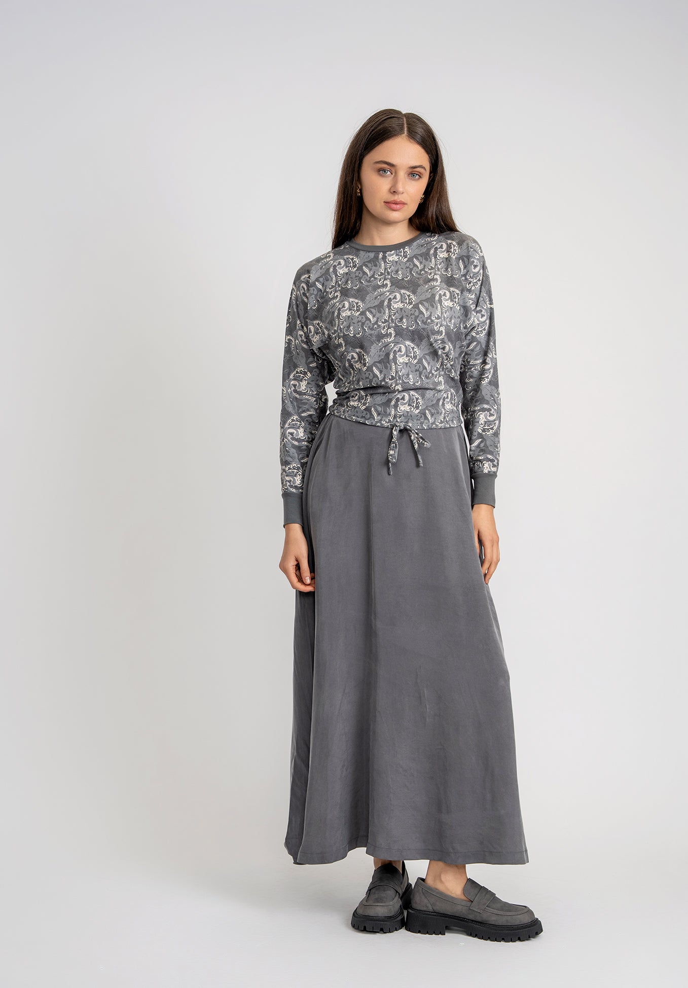 Dolman Crop Velour Top in by Ginger