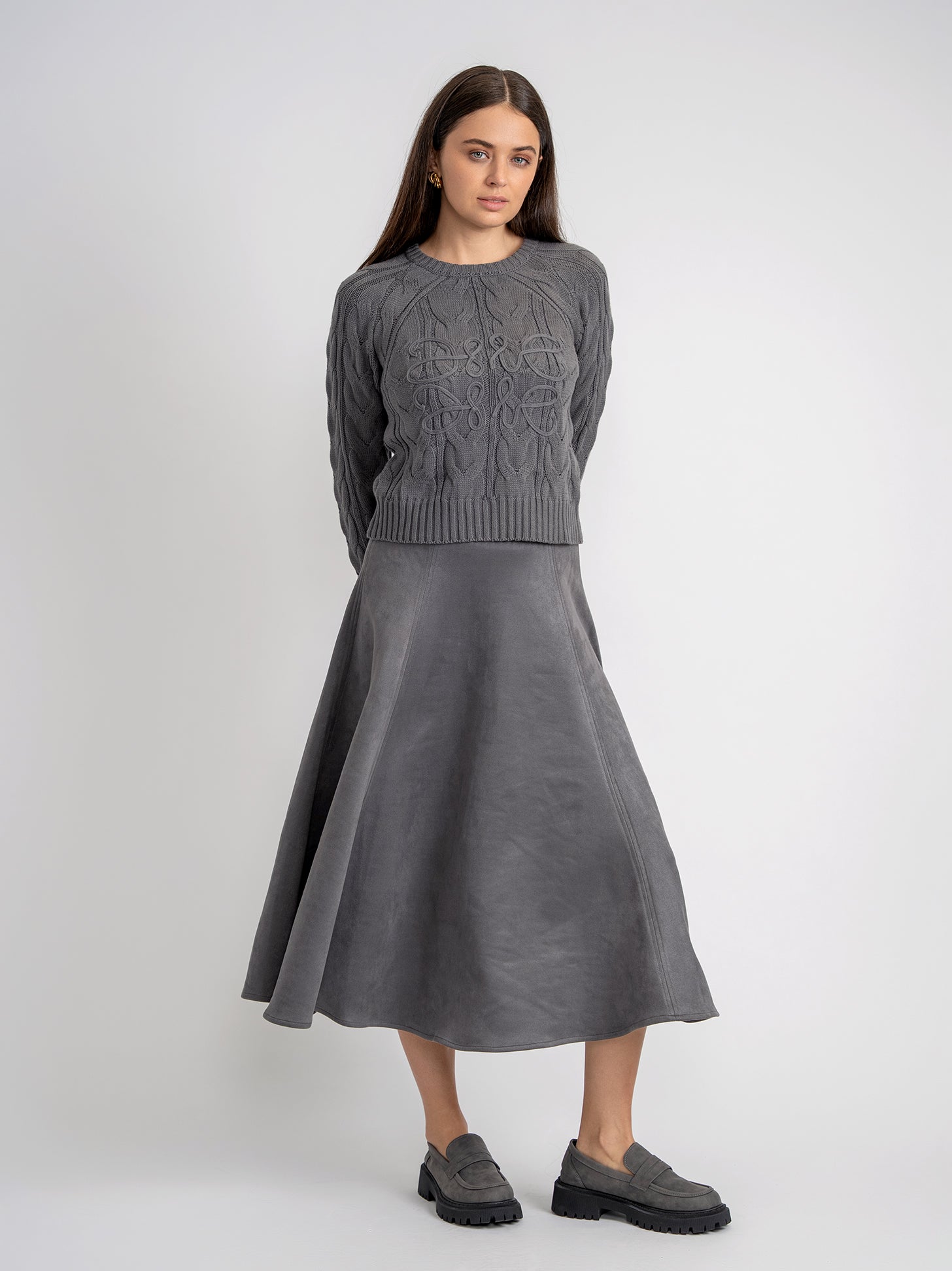 Cable Knit Sweater in by Aspect