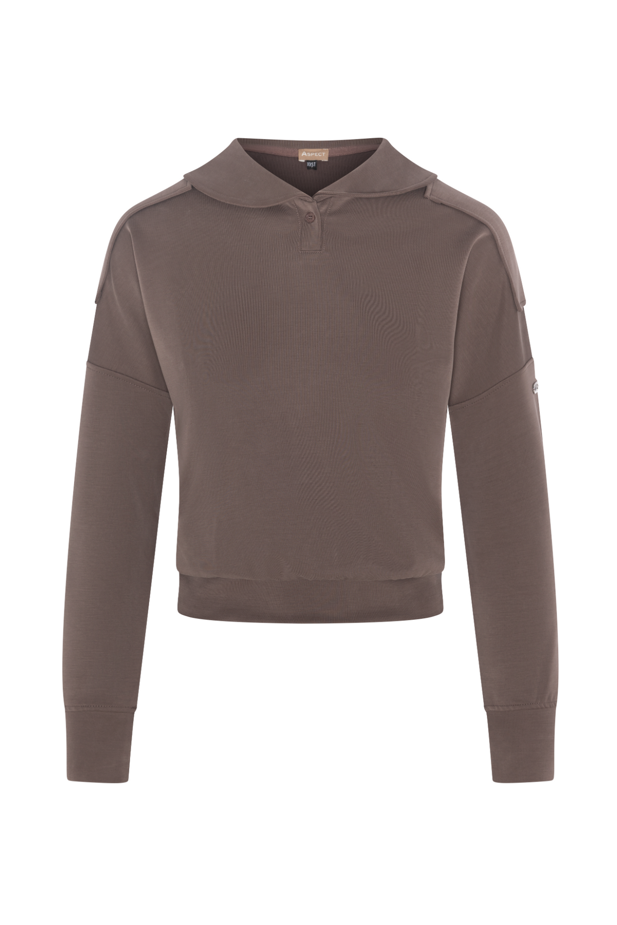 Sailor Collar Sweater in Mocha by Aspect