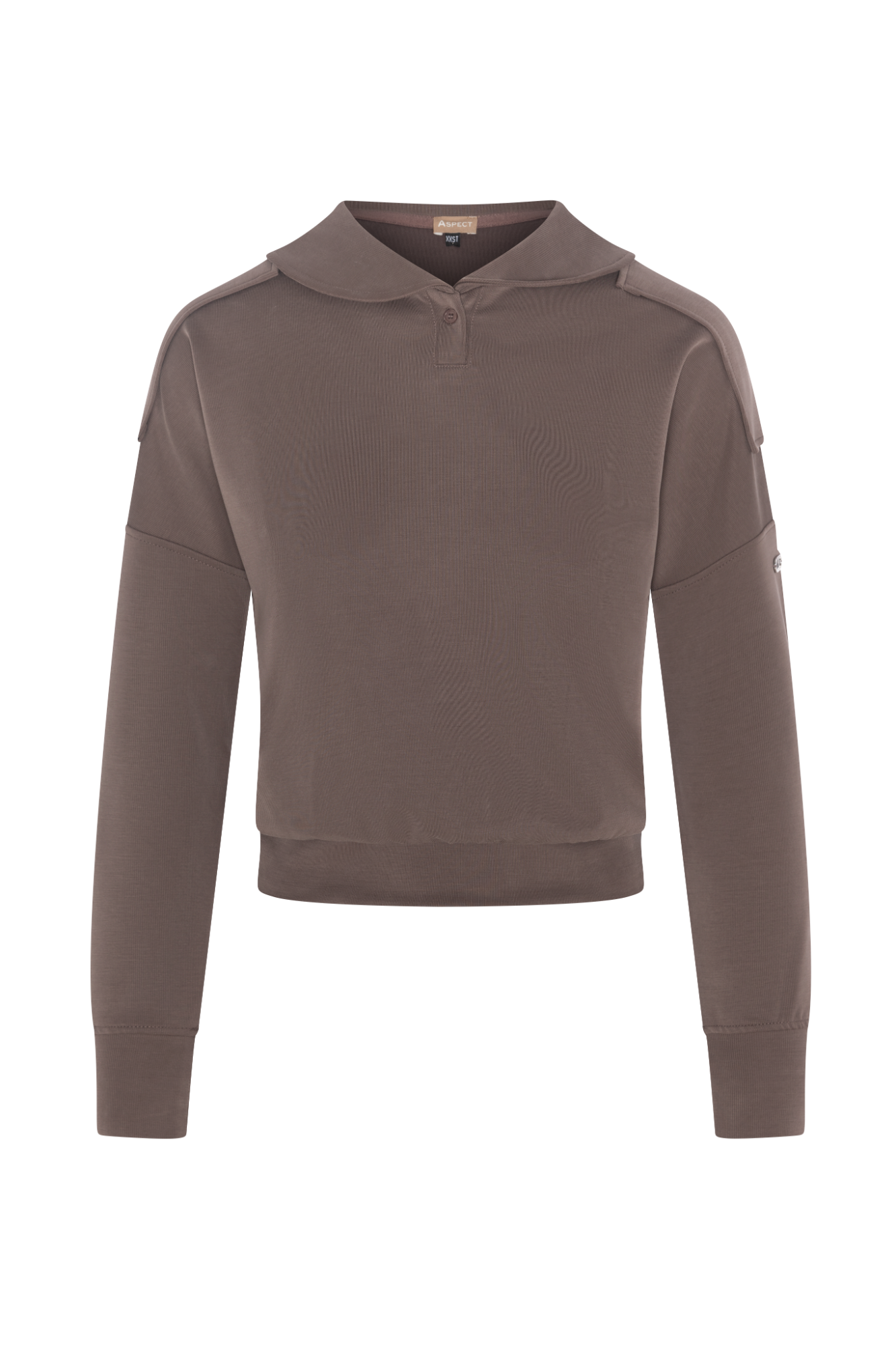 Sailor Collar Sweater in Mocha by Aspect