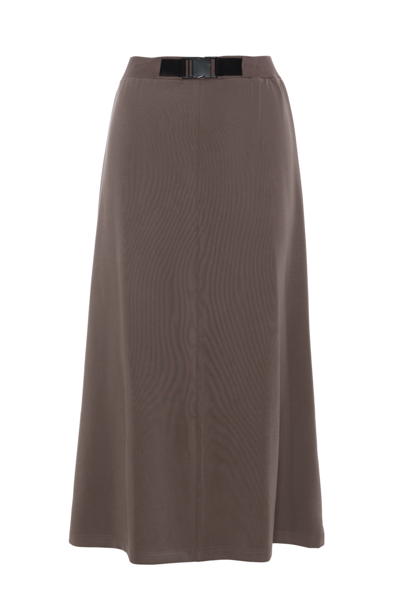 Midi Buckle Skirt in Mocha by Aspect