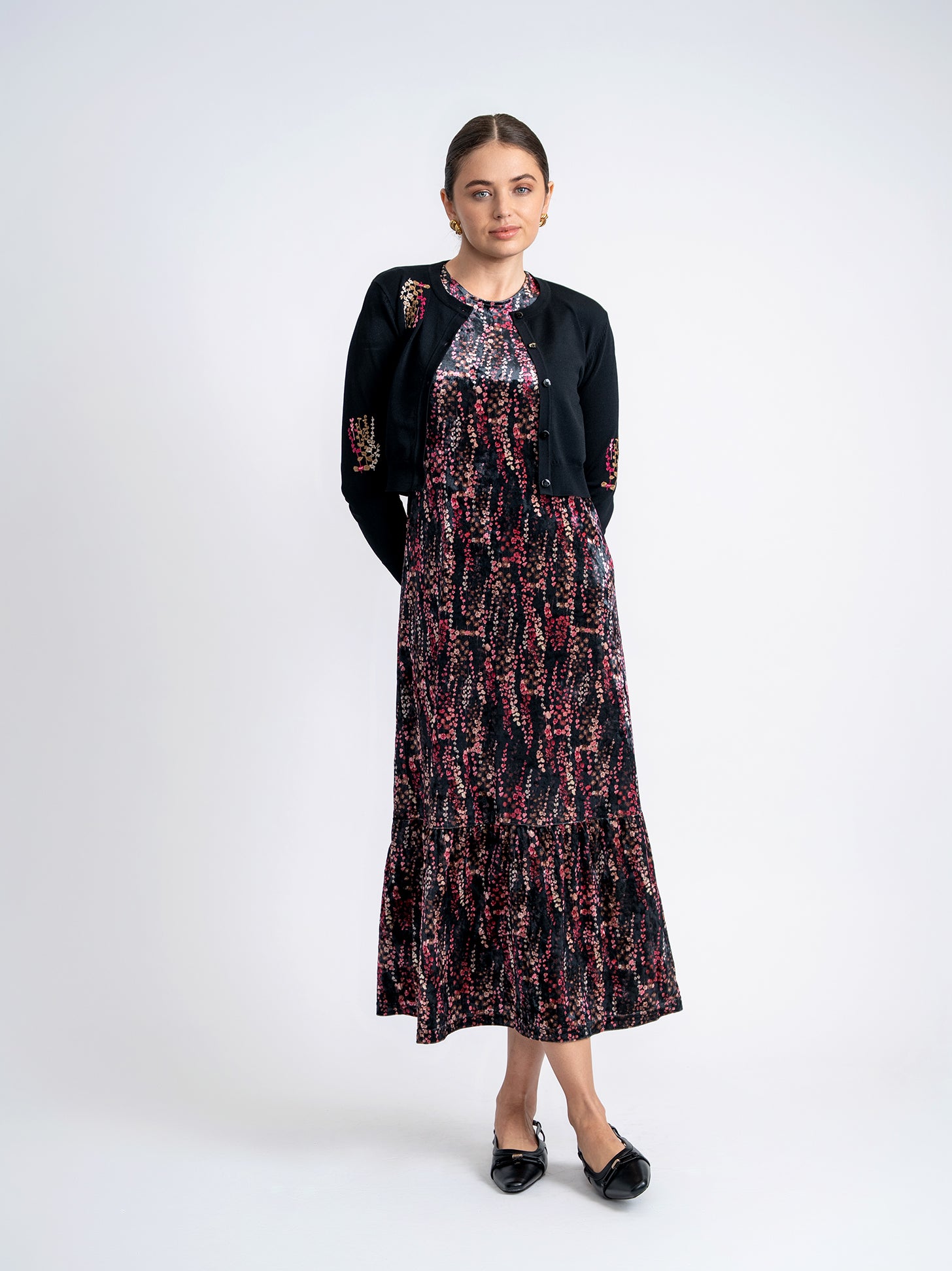 Midi Printed Jumper Set in by Aspect