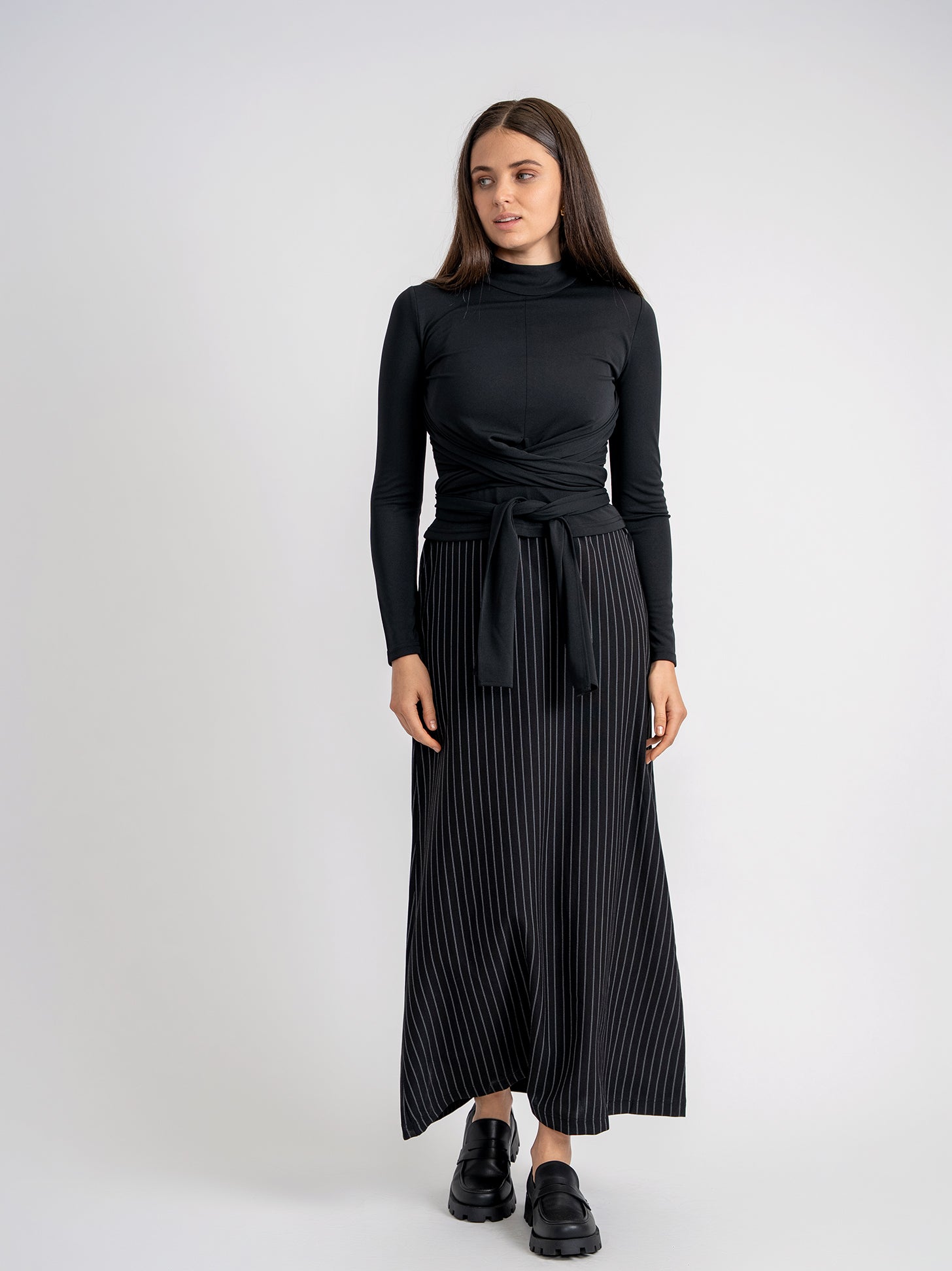 Tie Cropped Top in by Aspect