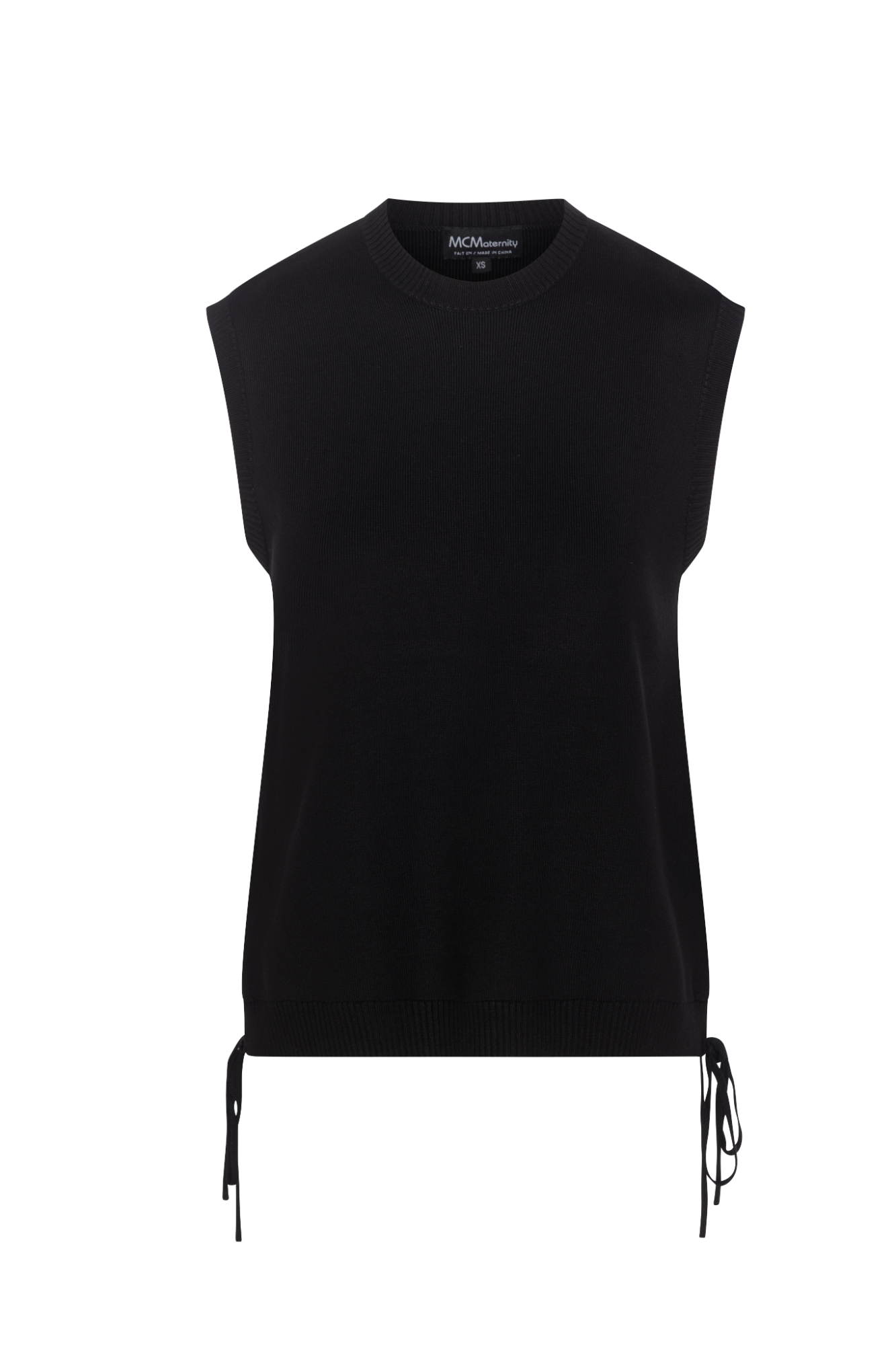 Maternity High Low Knit Vest in by MCM