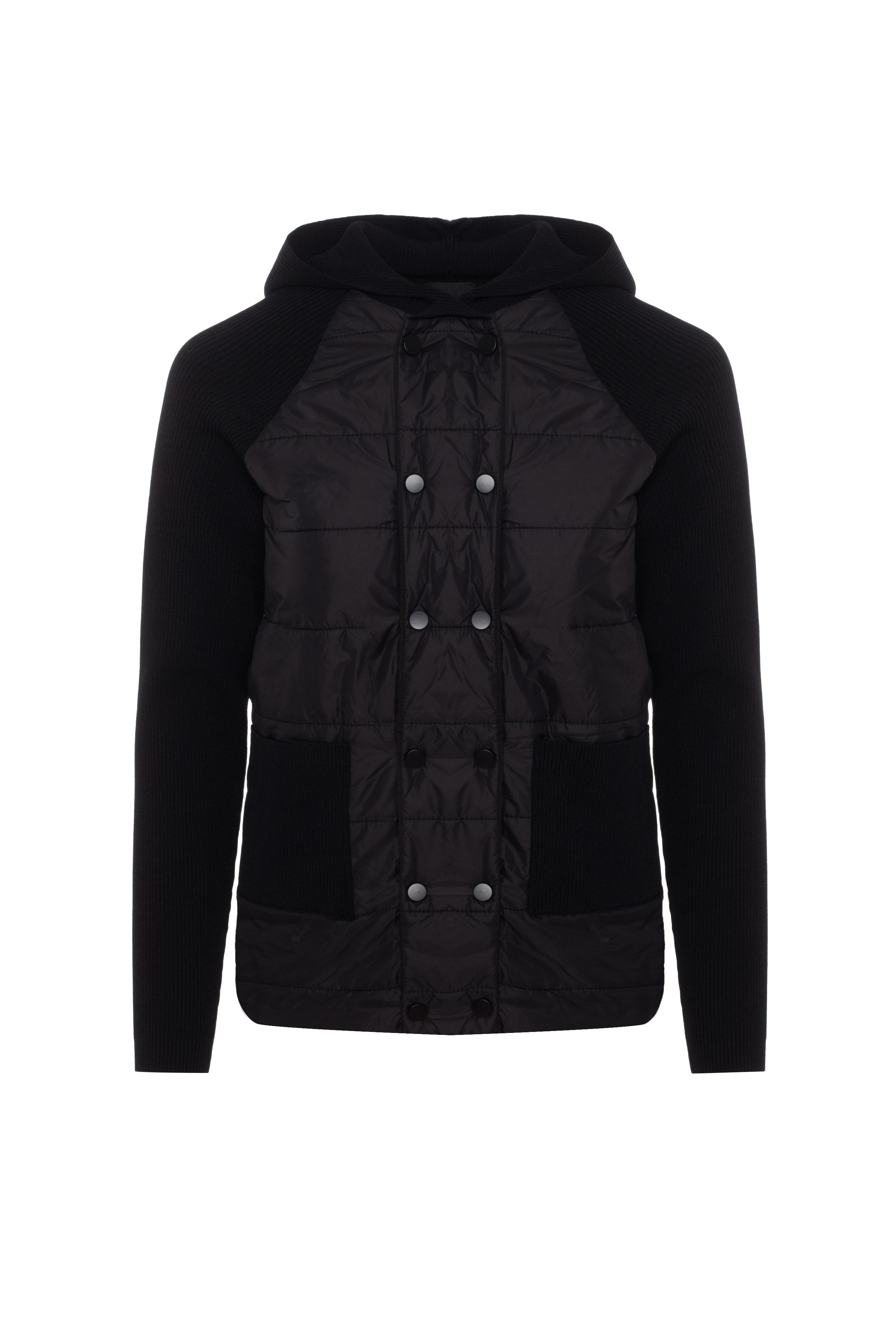 Maternity Double Breasted Bomber Jacket in Black by MCM
