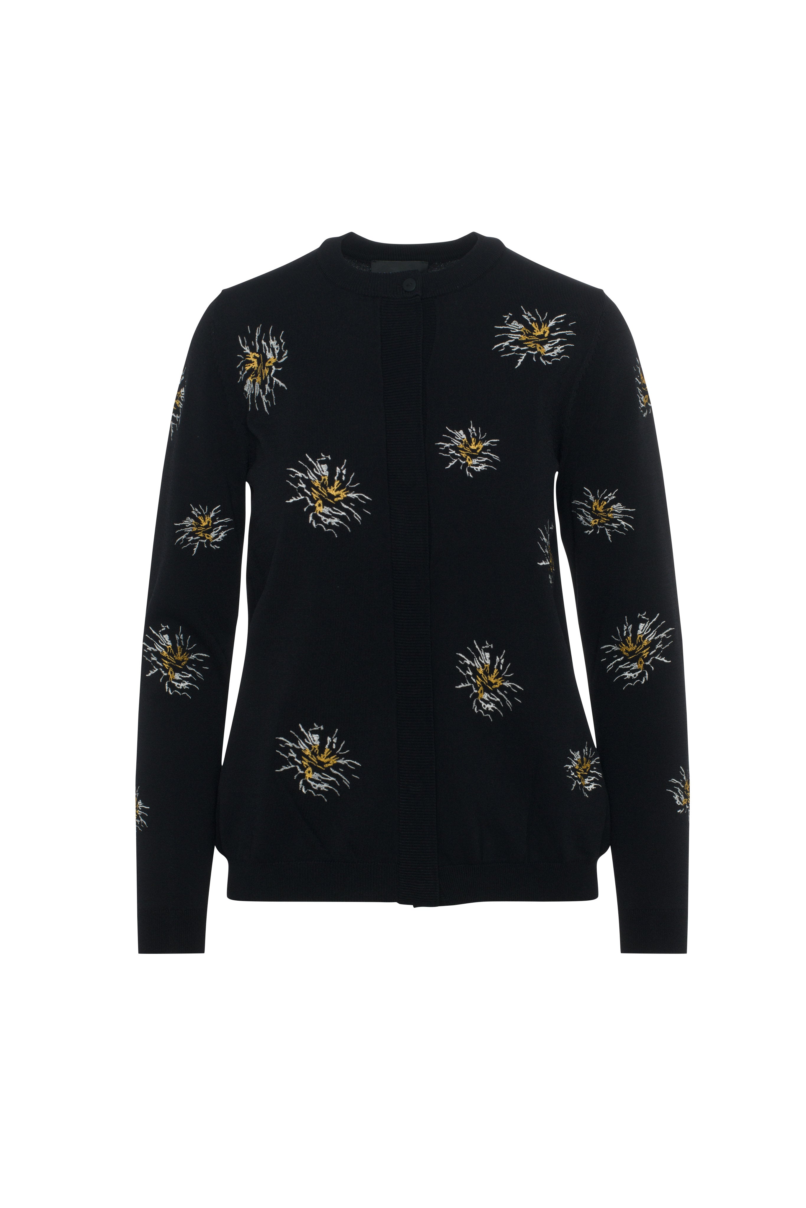 Maternity Embroidered Cropped Cardigan in by MCM