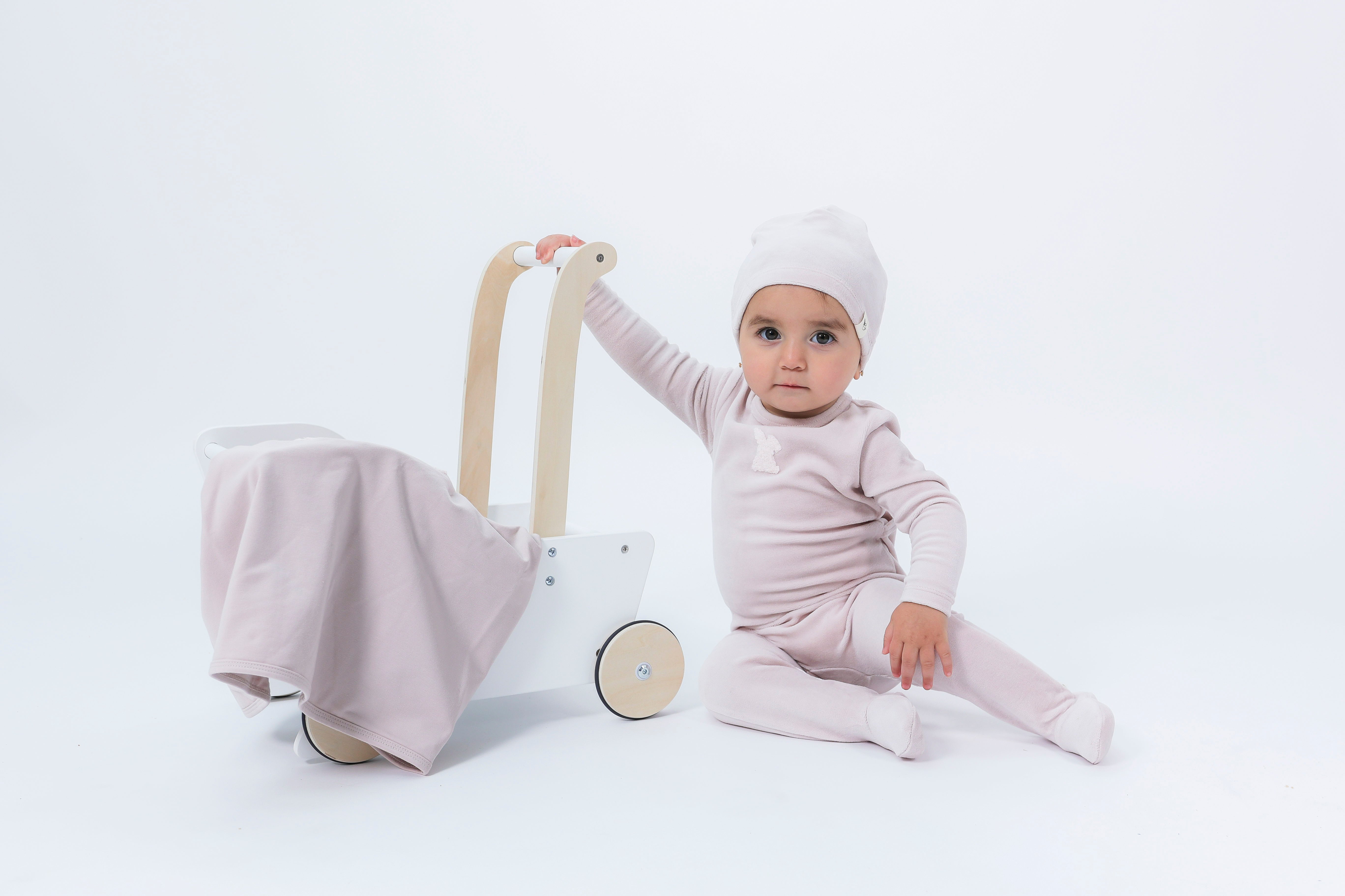 Bunny Applique Onesie in by Bebe Bella