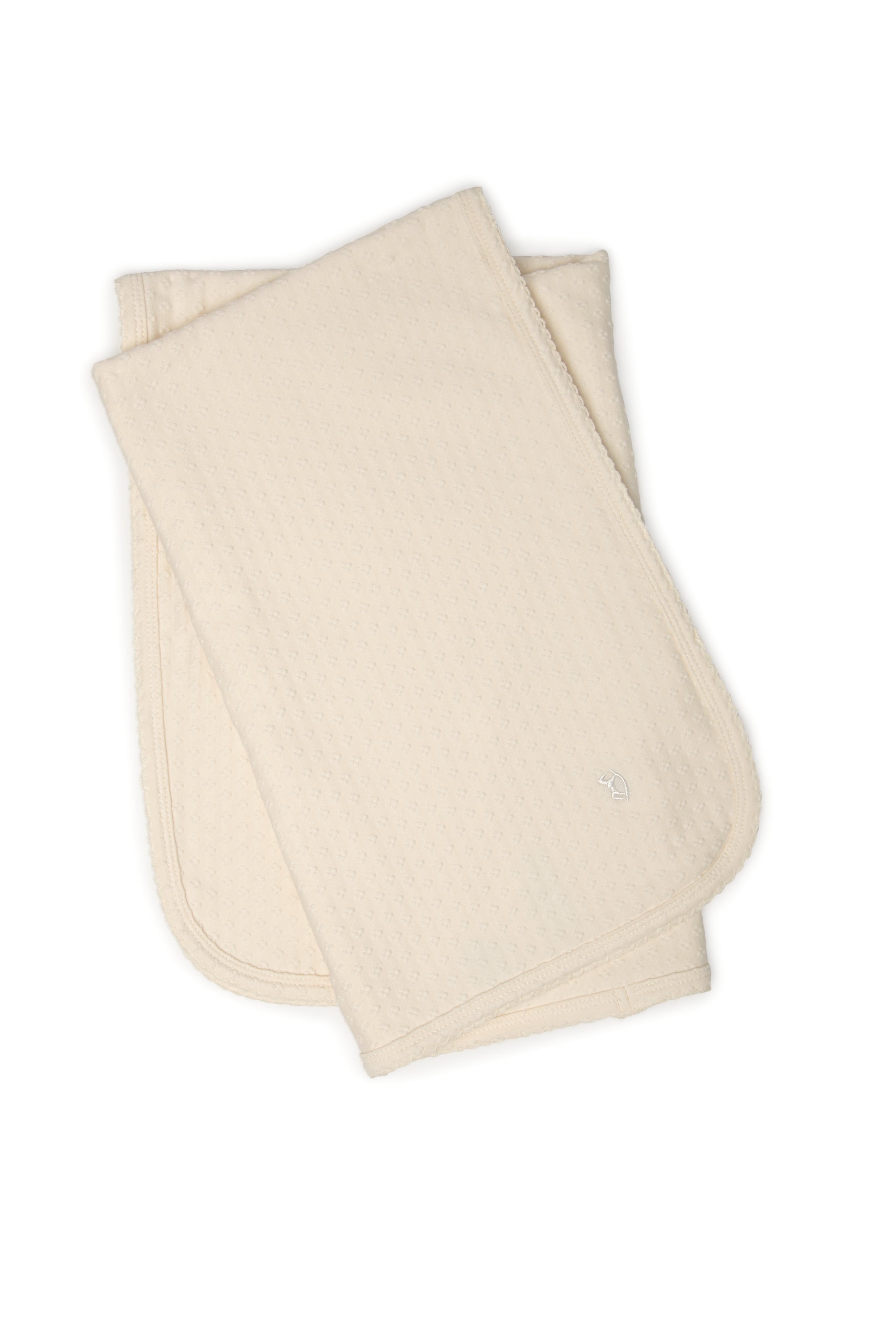 Embossed Diamond Blanket in Off White One Size by Bebe Bella