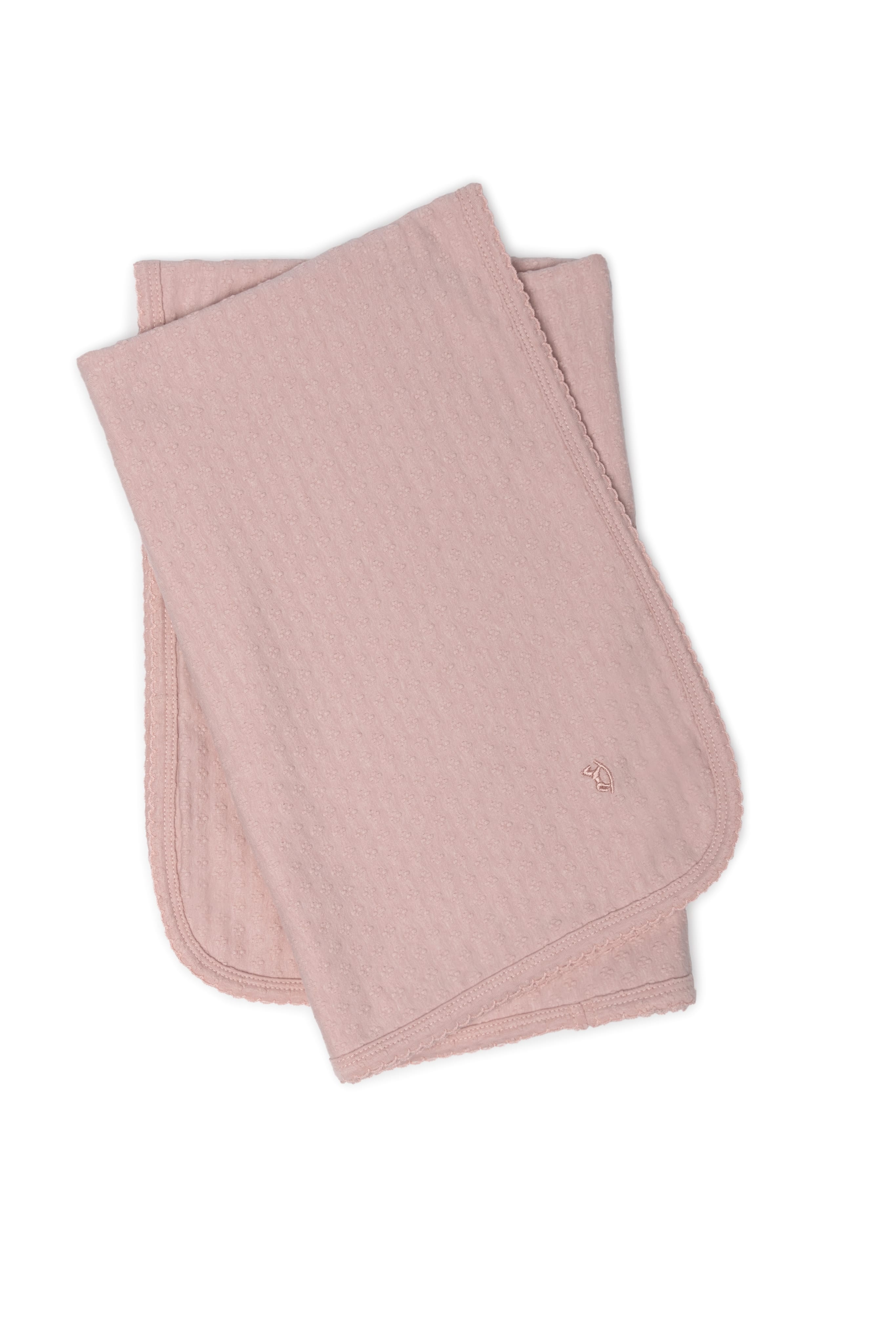 Embossed Diamond Blanket in Pink One Size by Bebe Bella