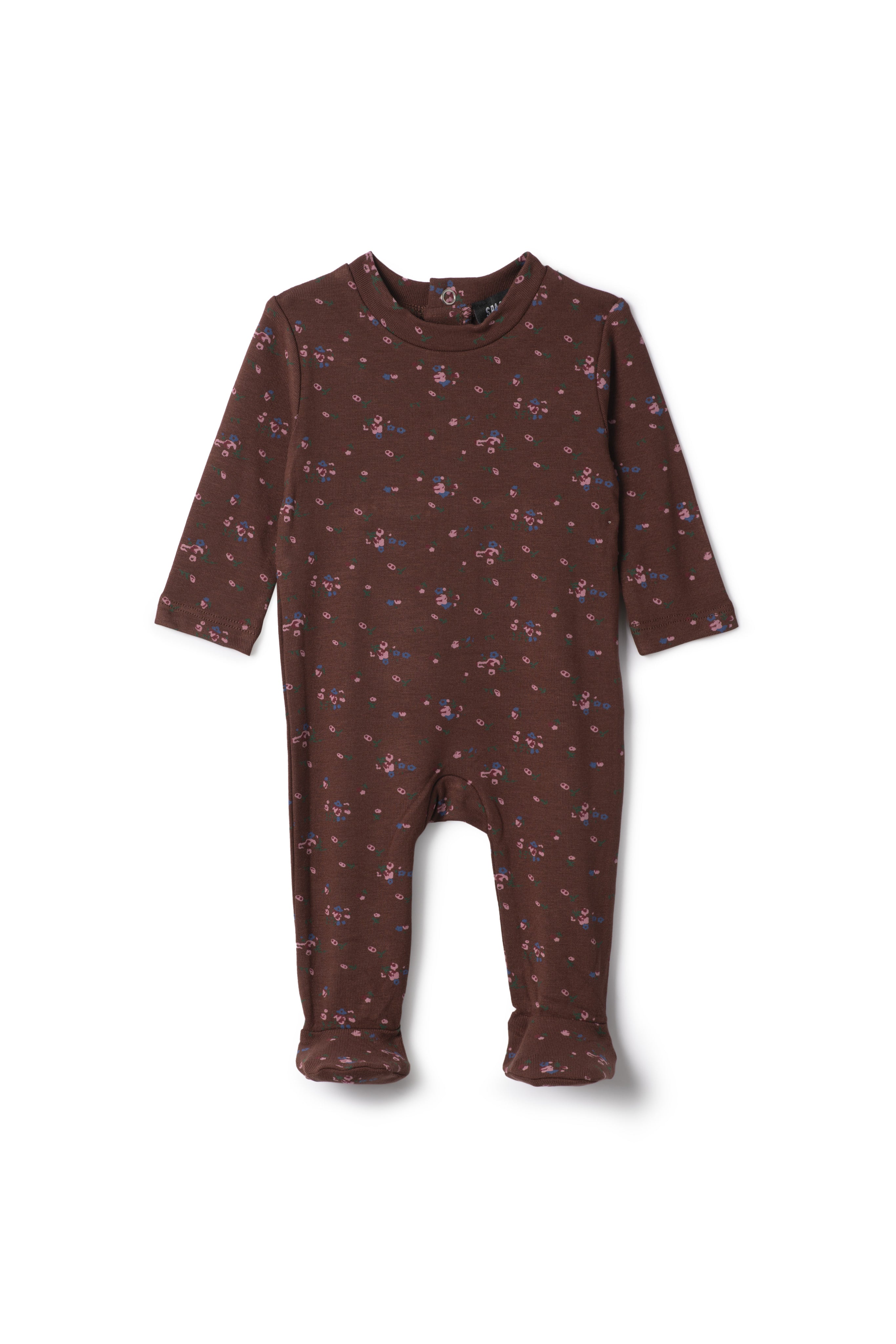 Floral printed Onesie in Burgundy by Space Grey