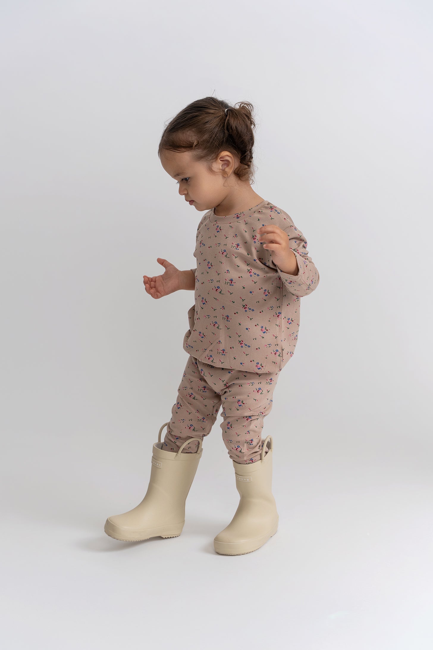 Floral Printed Set in by Space Grey