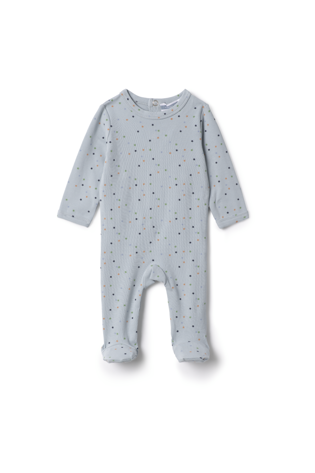 Sprinkle Stars Print Onesie in Blue Mist by Whipped Cocoa