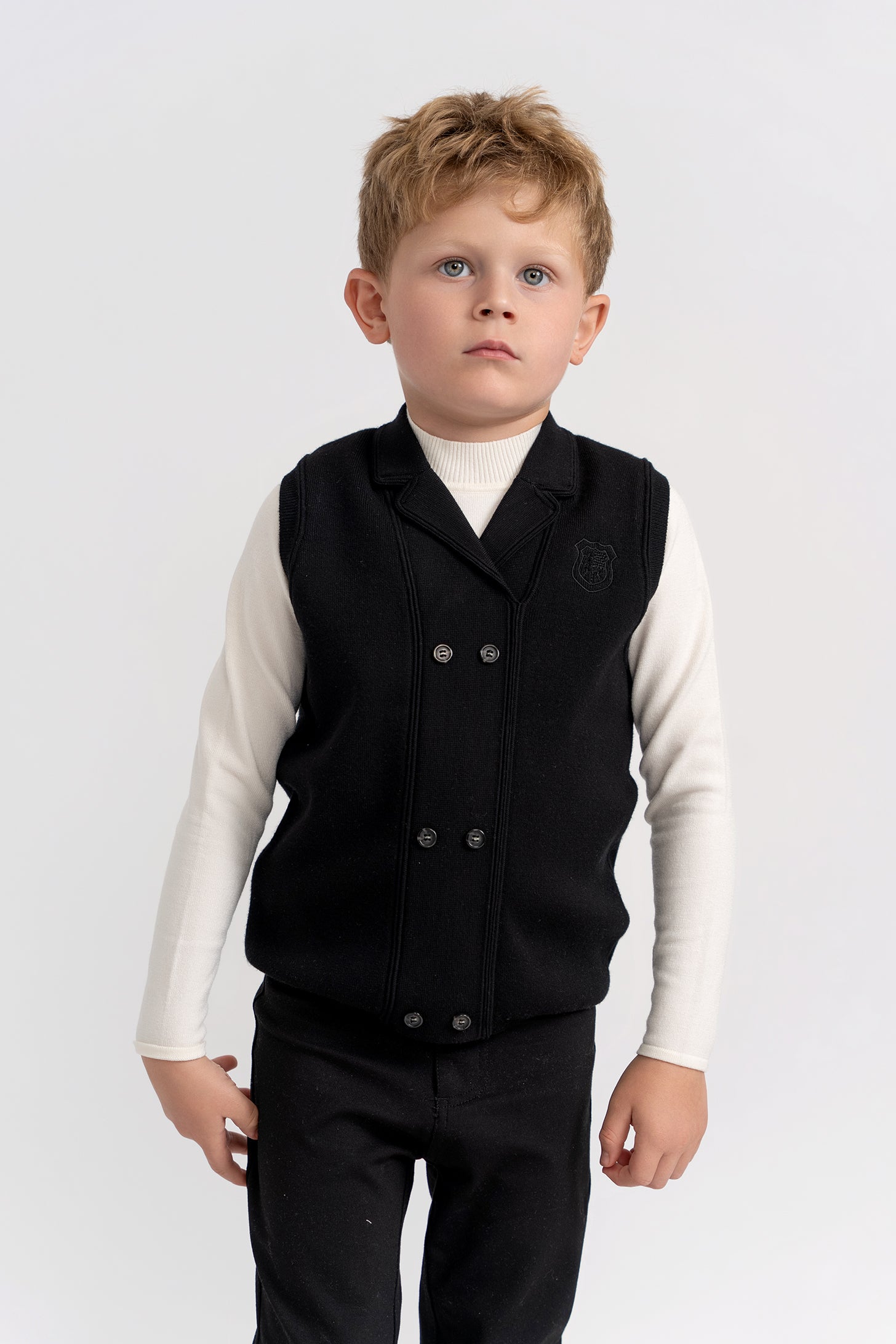 Double Breasted Vest in by Mr. Mr.