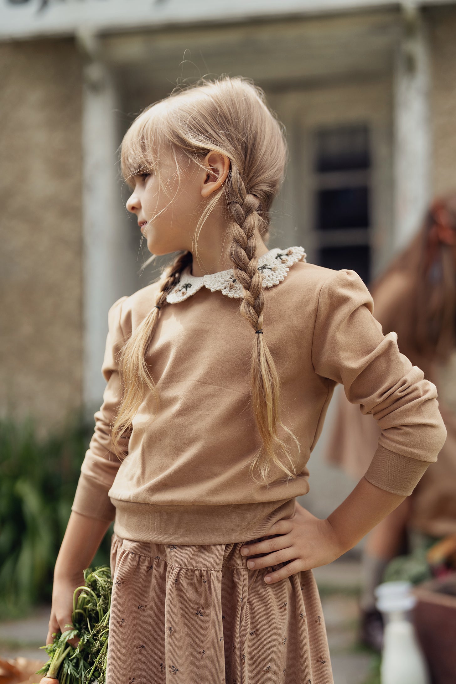 Corduroy Skirt Set in by Space Grey