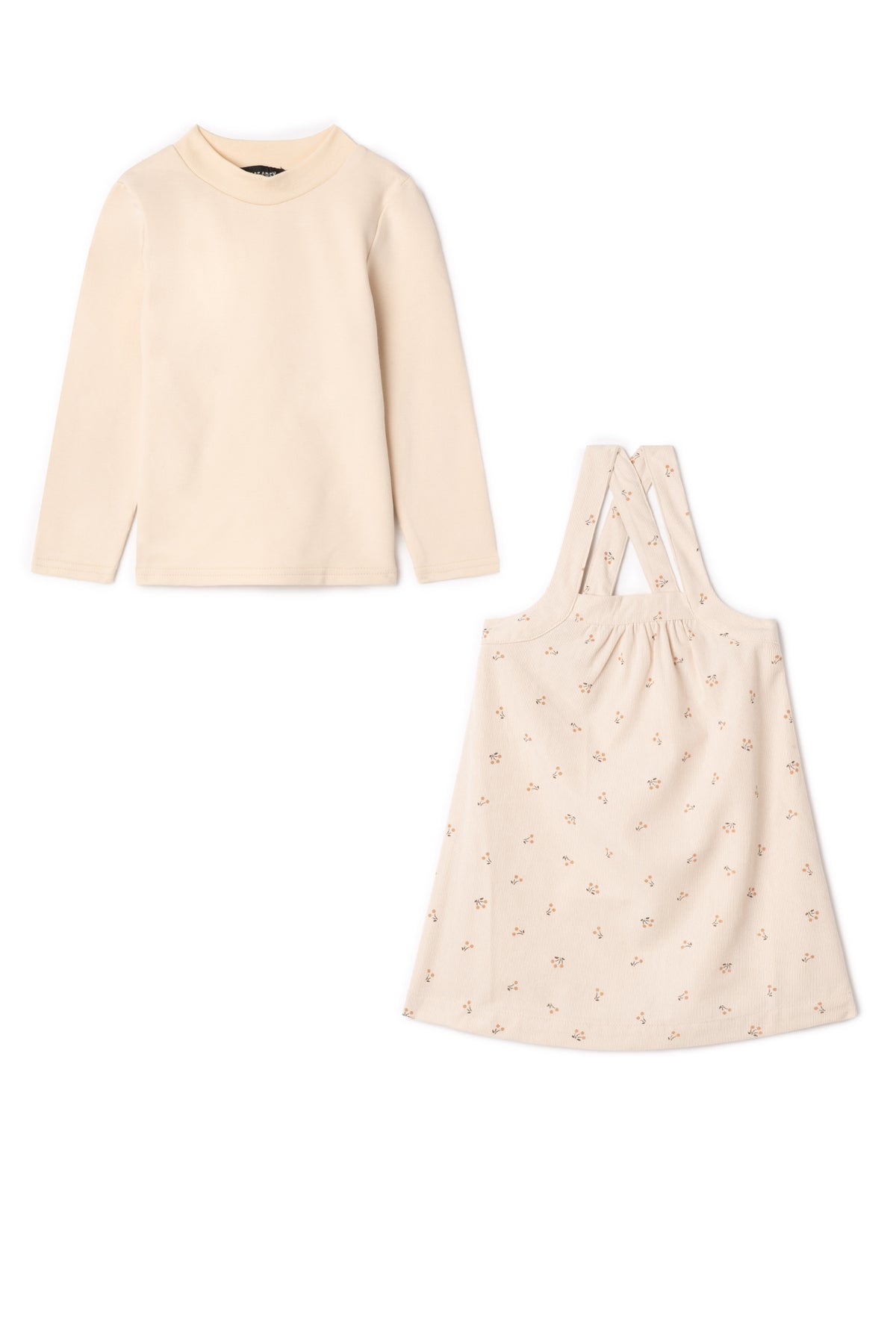 Corduroy Jumper Set in Cream by Space Grey