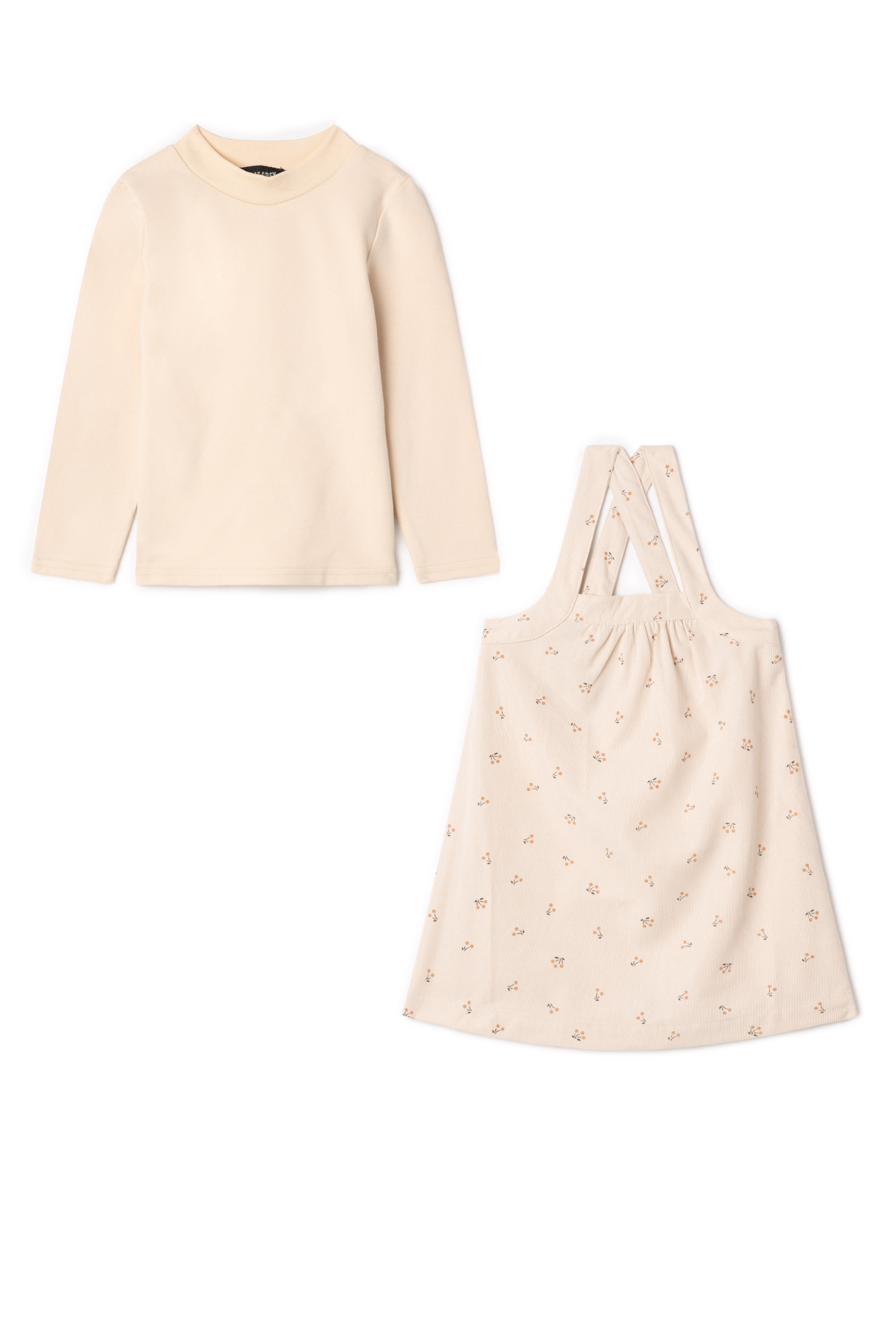 Corduroy Jumper Set in Cream by Space Grey