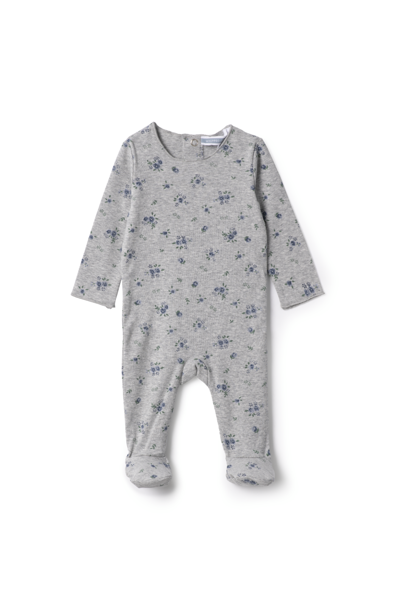 Floral Print Onesie in Grey Mix by Whipped Cocoa
