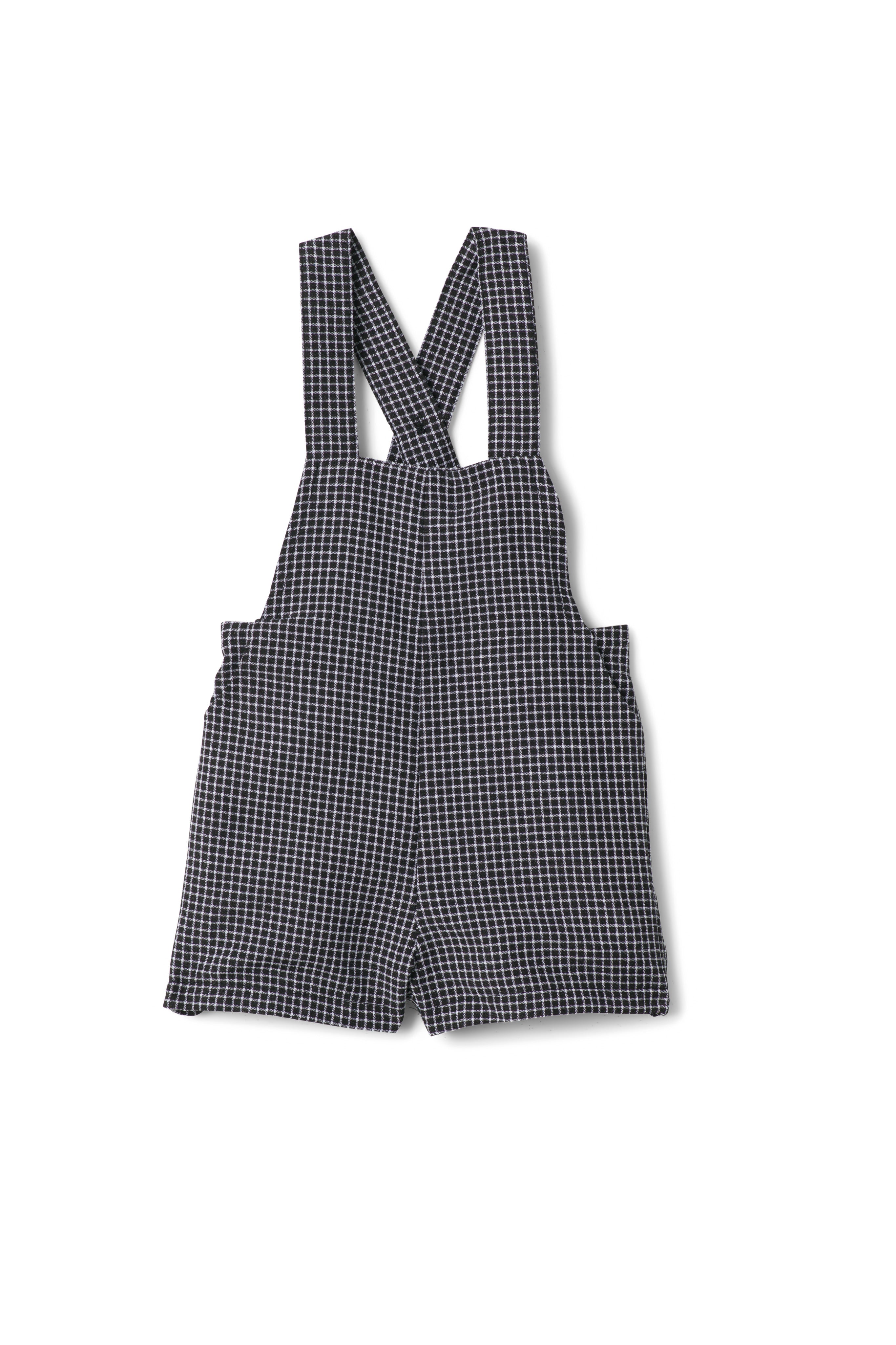 Checkered Overall in by Space Grey