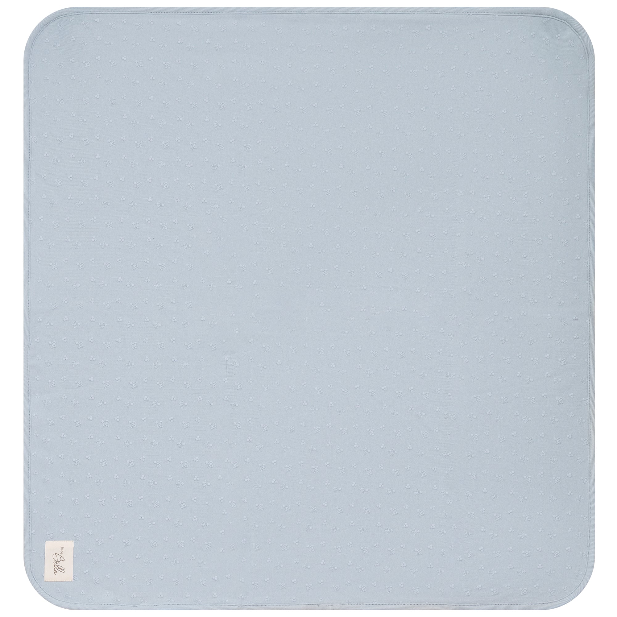 Puff Print Blanket in Blue Mist One Size by Bebe Bella