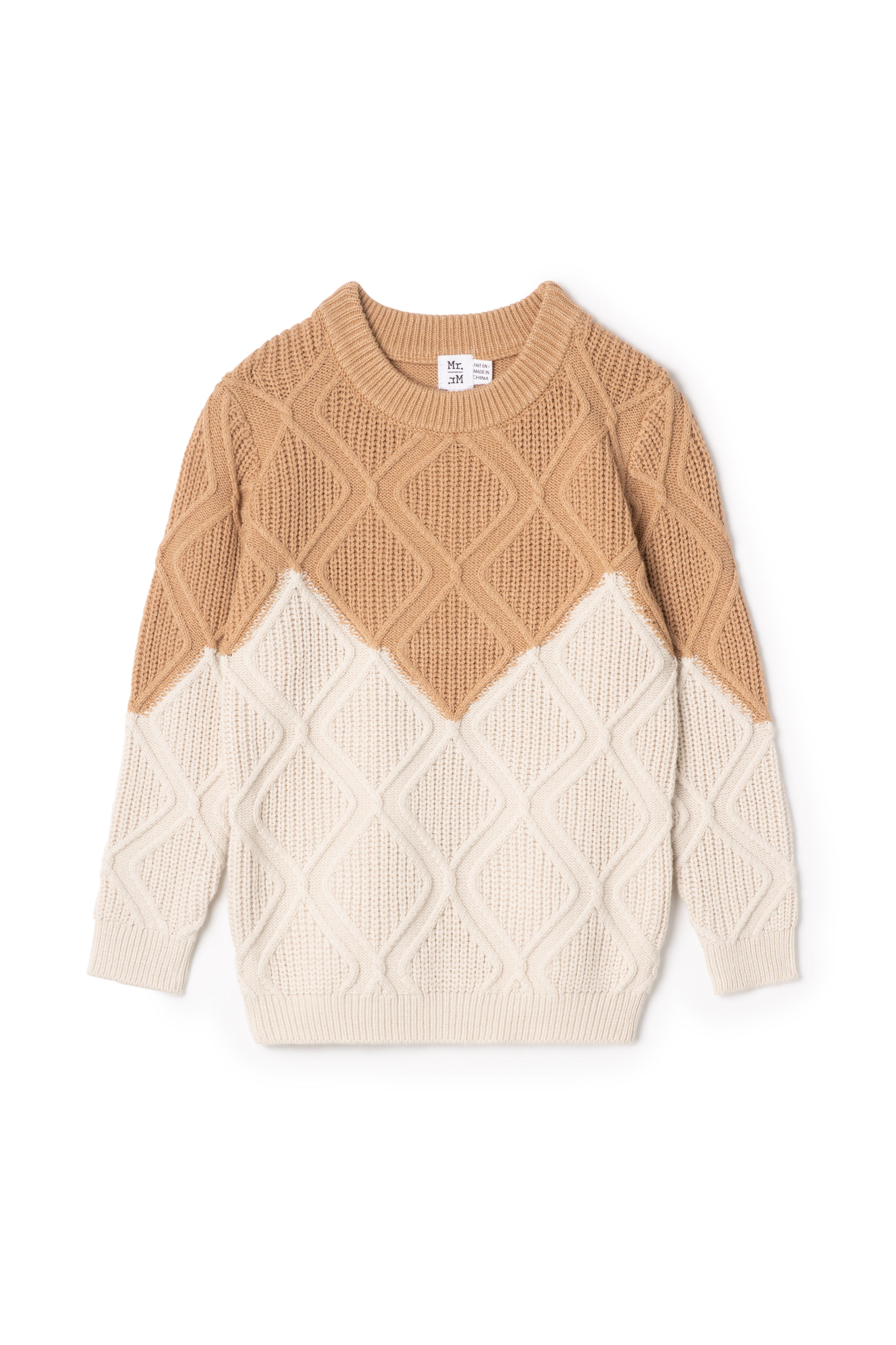 Diamond Knit Sweater in by Mr. Mr.