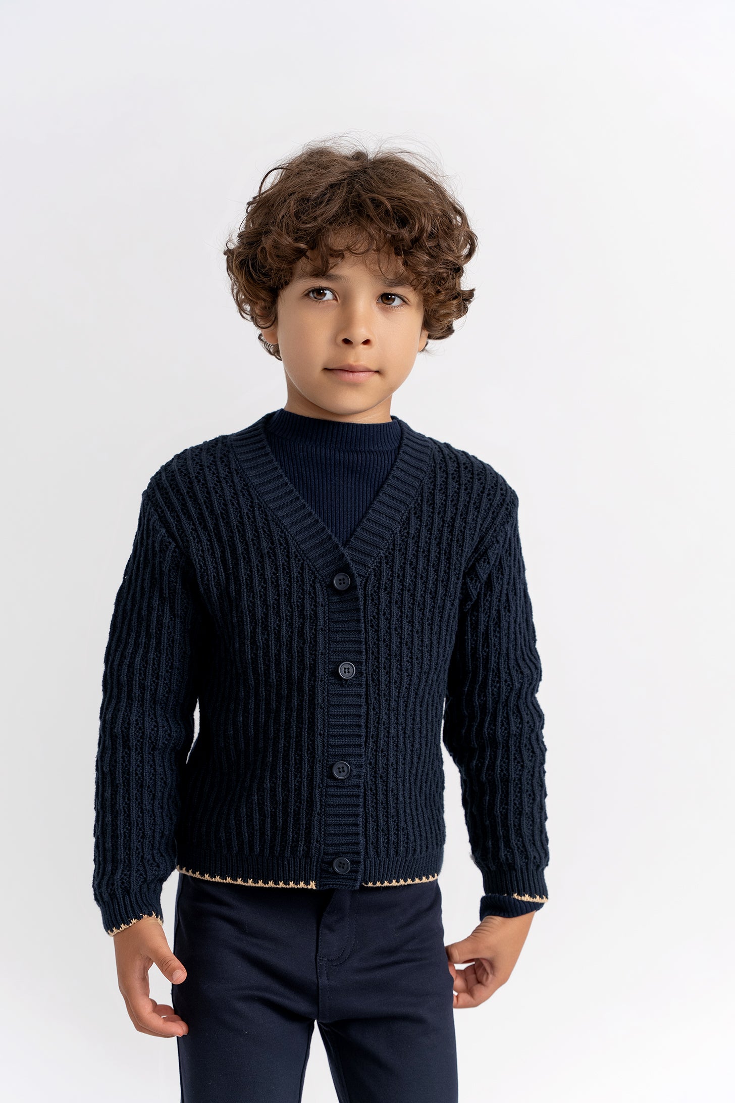 Textured Knit Cardigan in by The Umbrella Academy