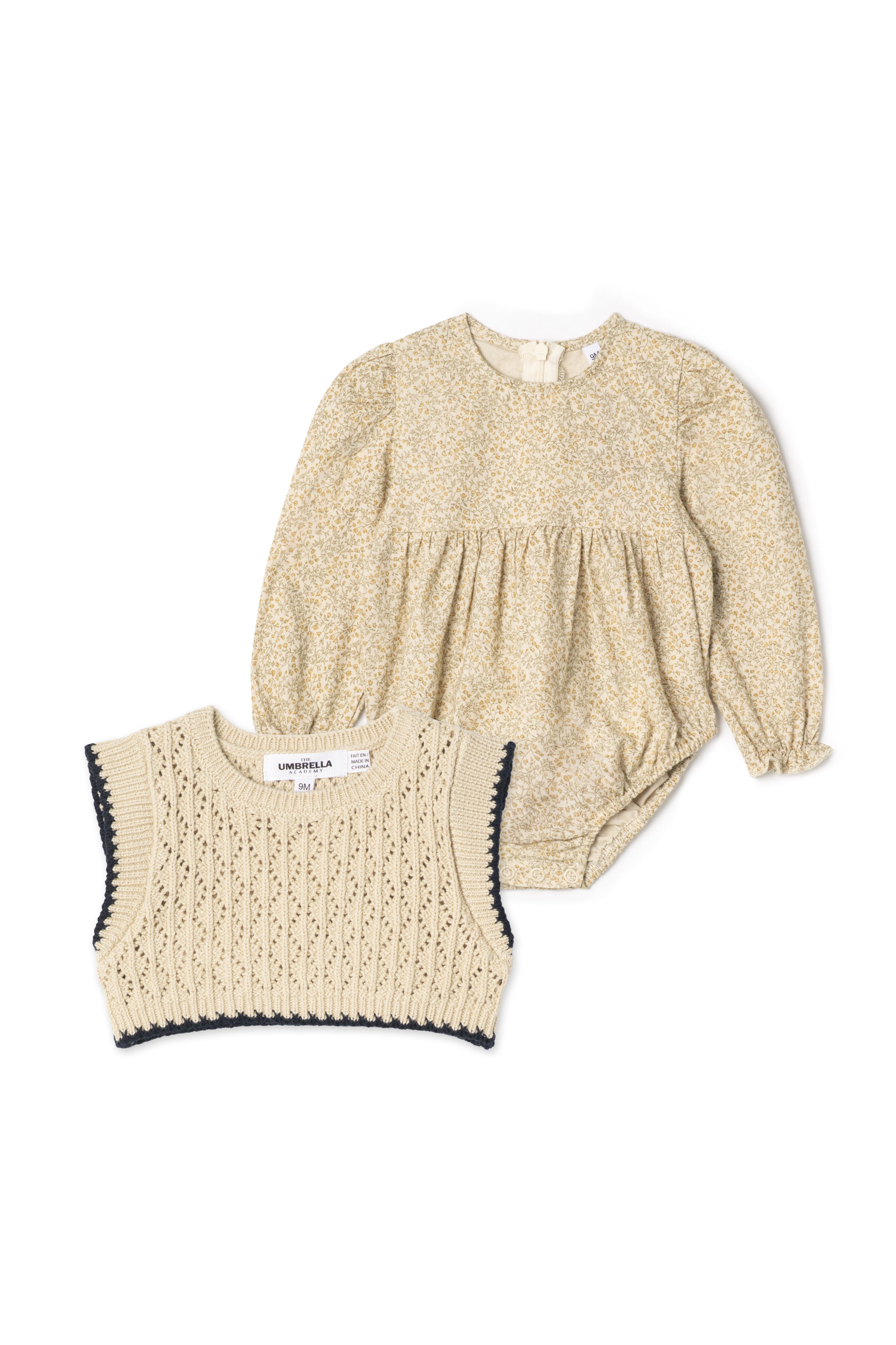 Woven Bubble Vest Set in by The Umbrella Academy