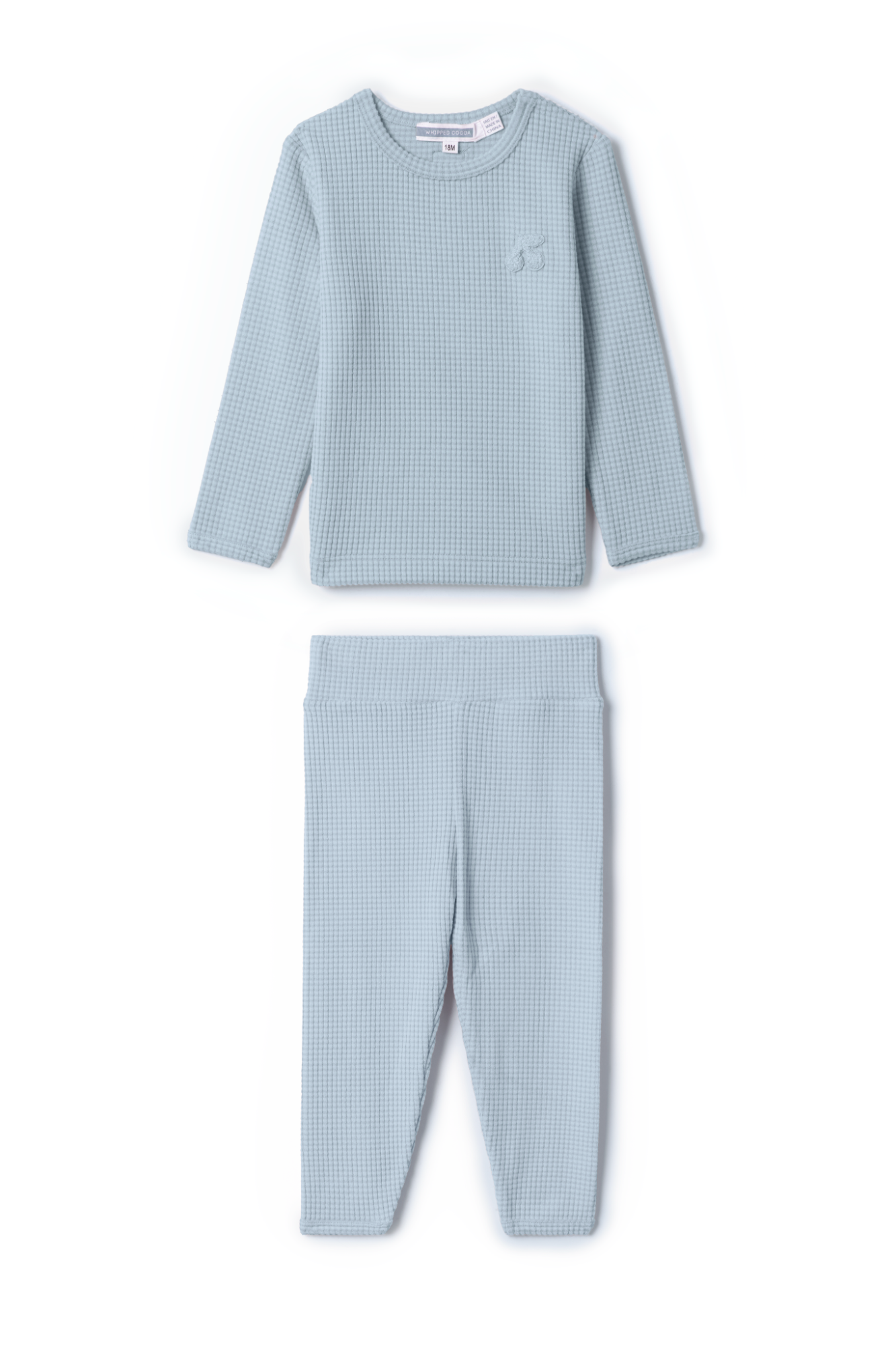 Stripped Cherry Applique Set in Blue by Whipped Cocoa