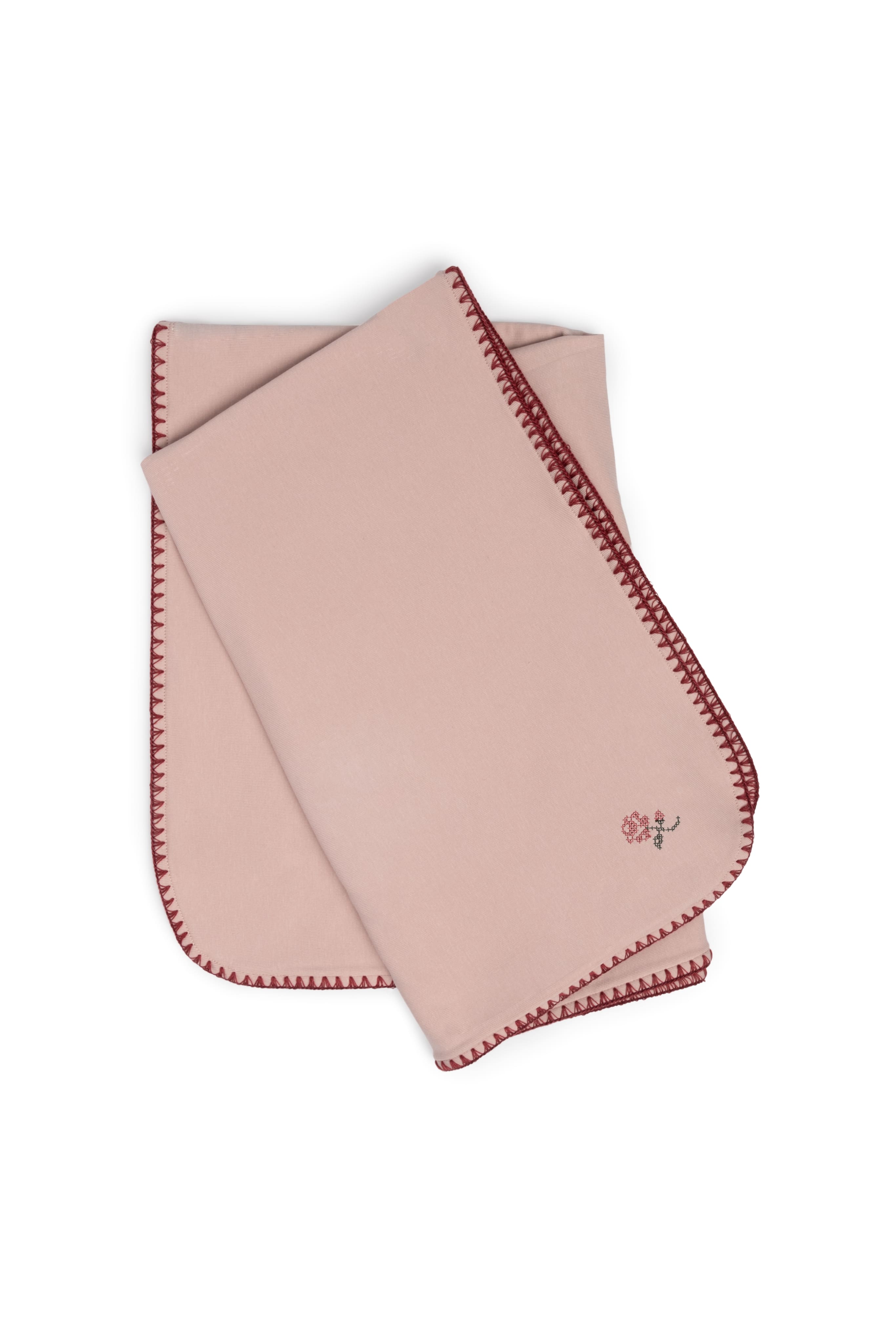 Embroidered Blanket in Pink One Size by Bebe Bella