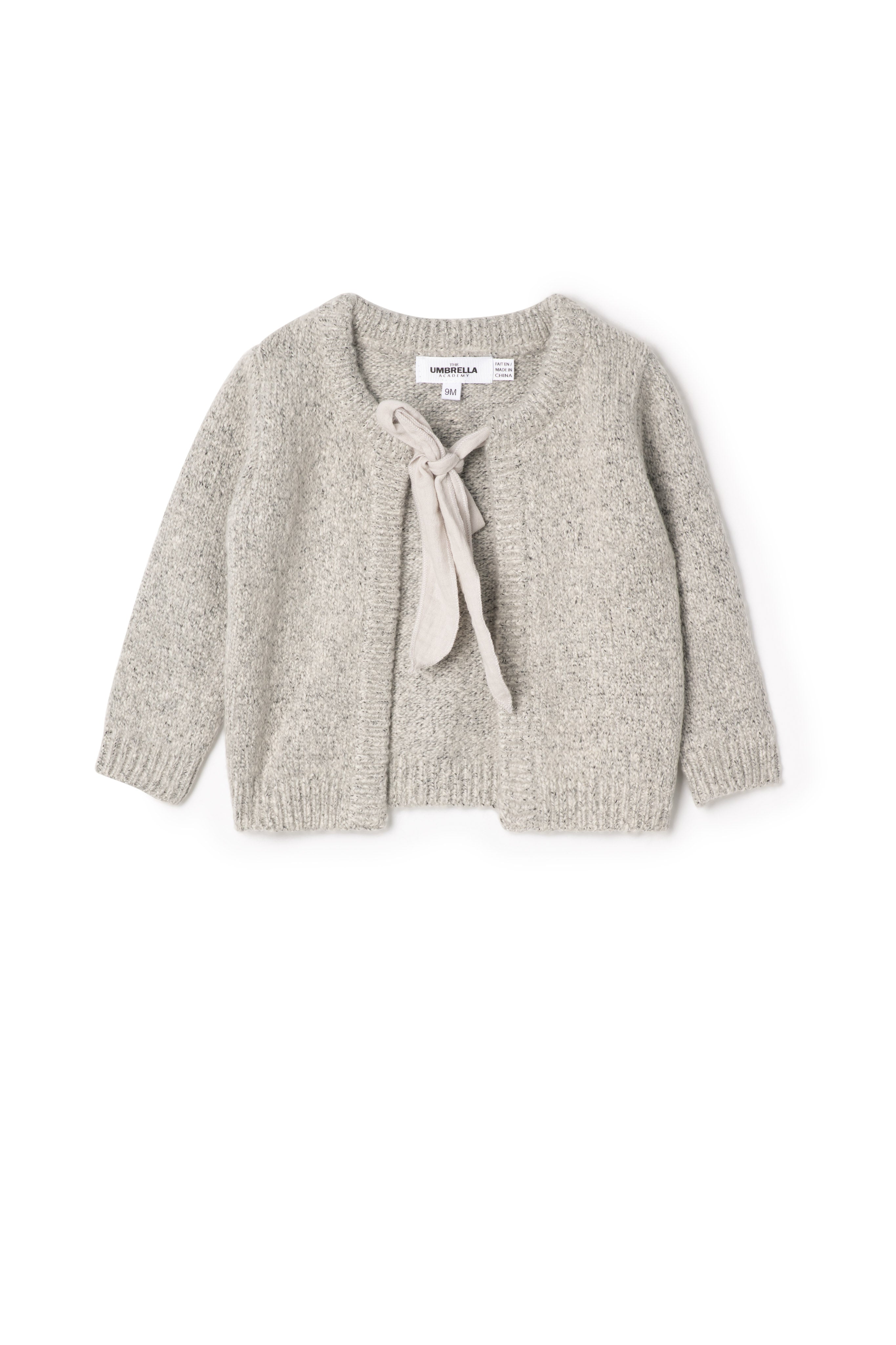 Mix Knit Cardigan in Grey Mix by The Umbrella Academy
