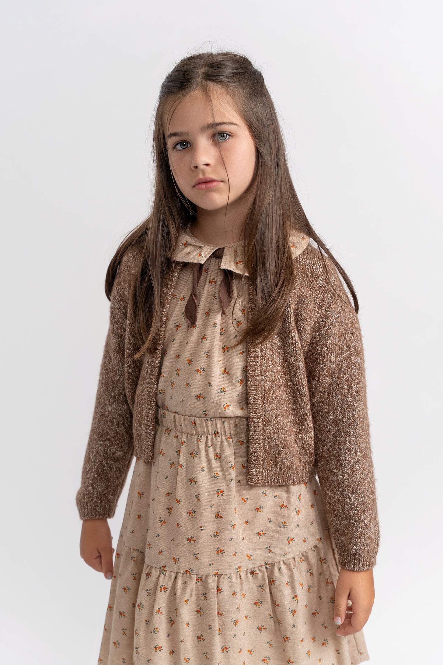 Mix Knit Cardigan in Grey Mix by The Umbrella Academy