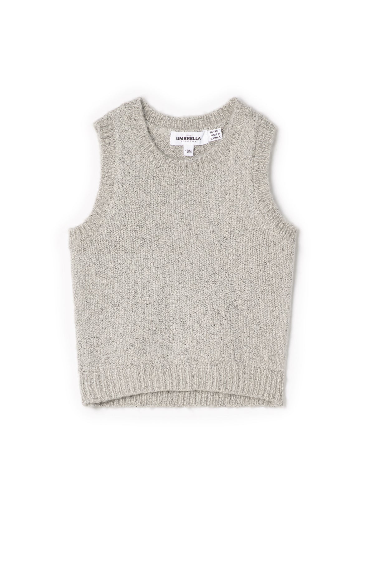 Mix Knit Vest in Grey Mix by The Umbrella Academy