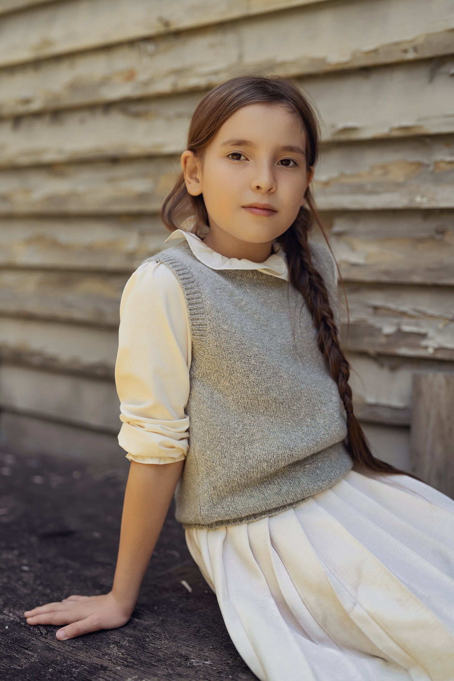 Mix Knit Vest in by The Umbrella Academy