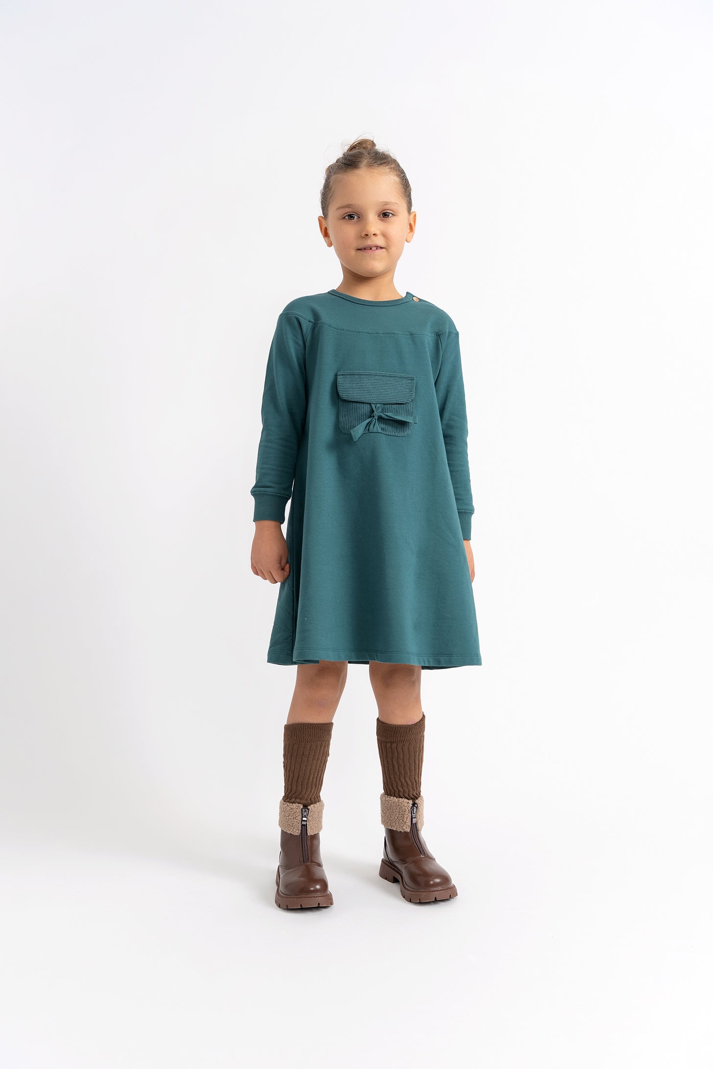 Corduroy Pocket Dress in by Puddles