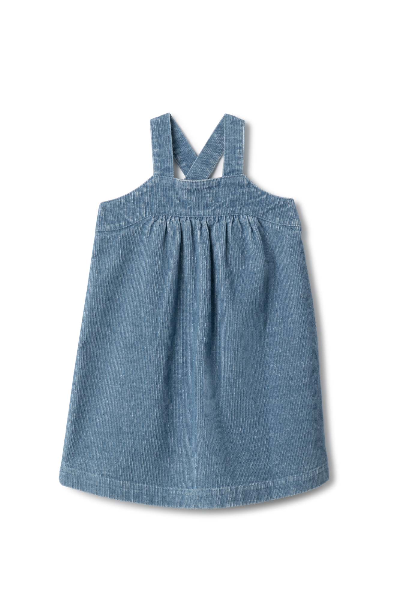 Rib Denim Jumper in Light Denim by Puddles