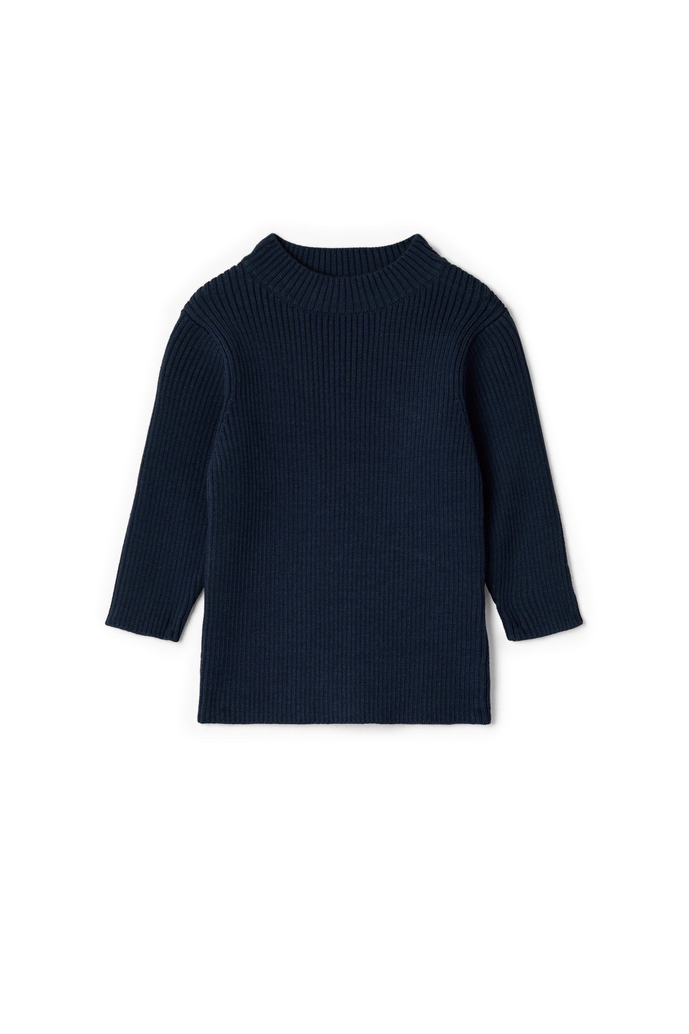 Mock Neck Top in Navy by The Umbrella Academy