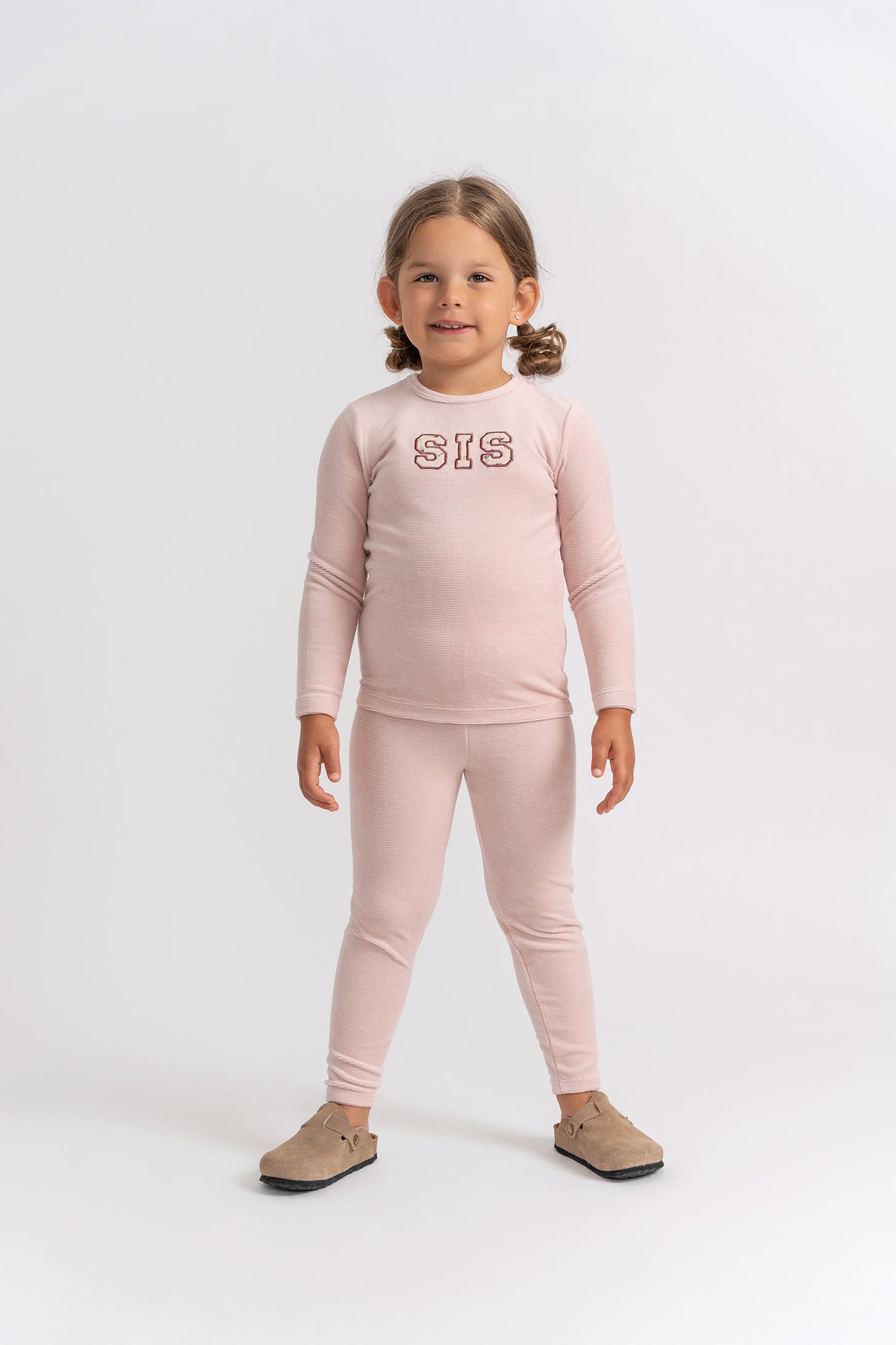 Bro Applique 2Pc Set in Grey Mix by Whipped Cocoa