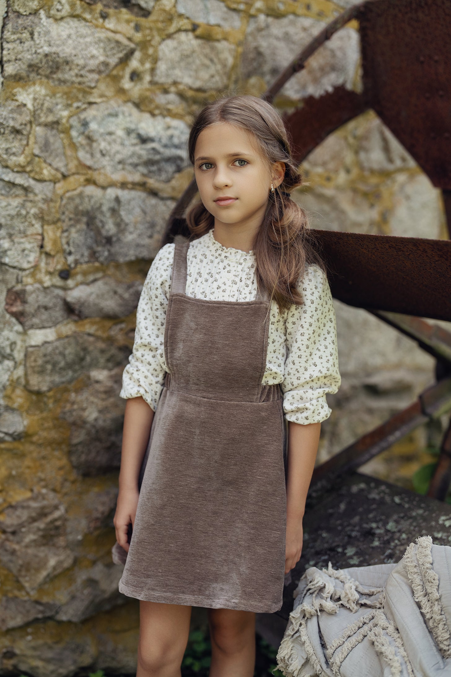 Floral Blouse with Jumper in by Jolie Capri