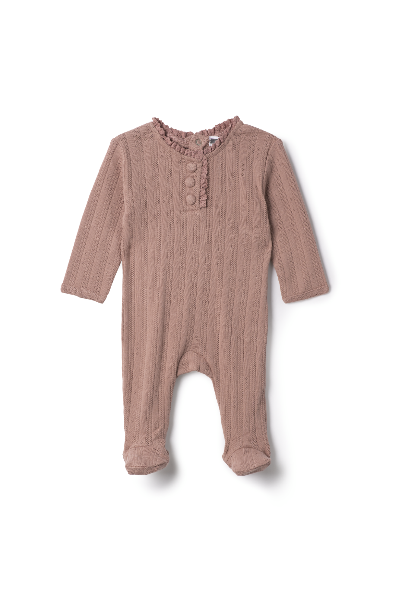 Pointelle Onesie in Blossom by Whipped Cocoa