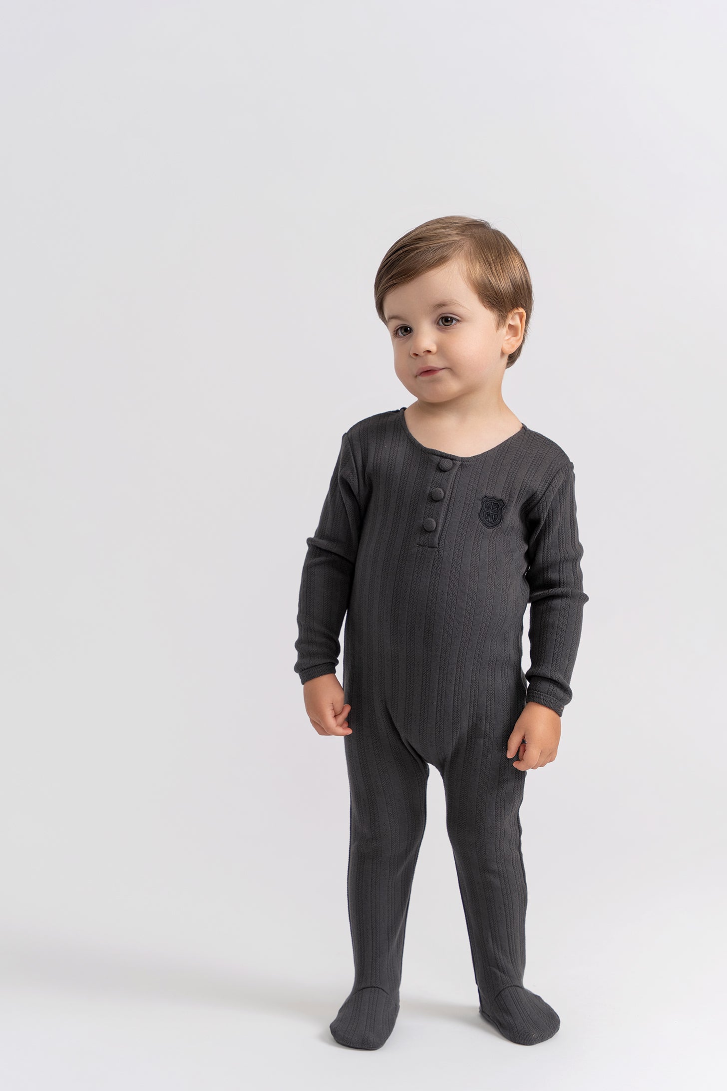 Pointelle Onesie in by Whipped Cocoa