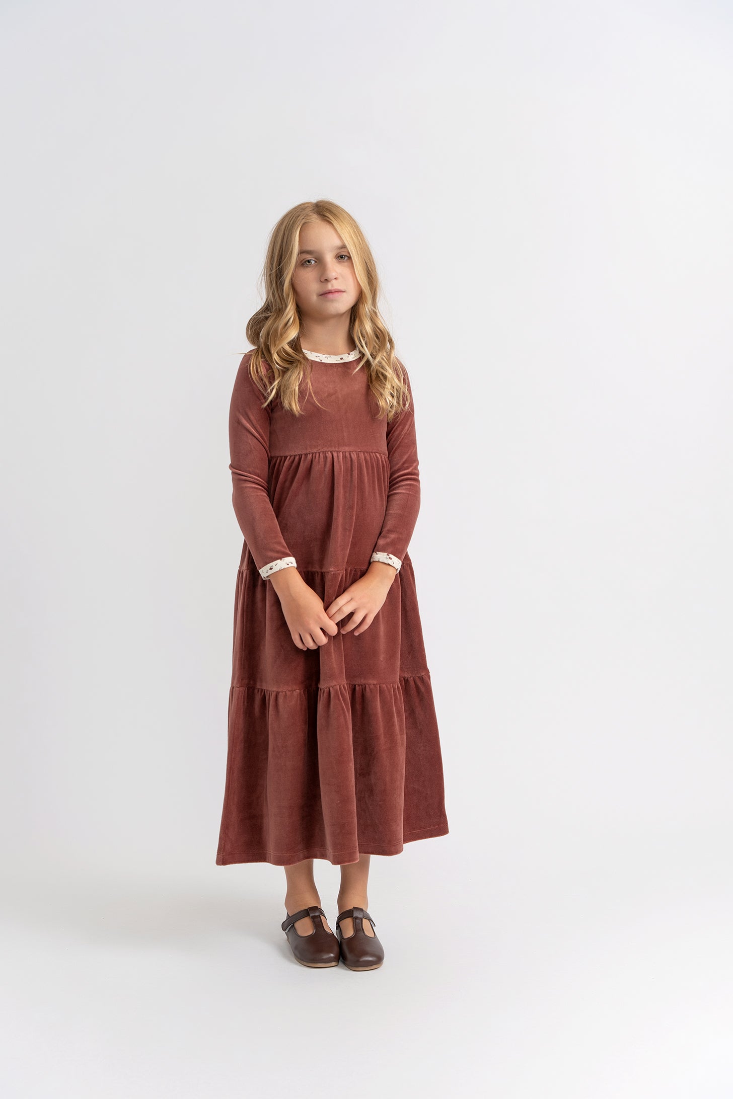 Printed Velour Robe in by Seal