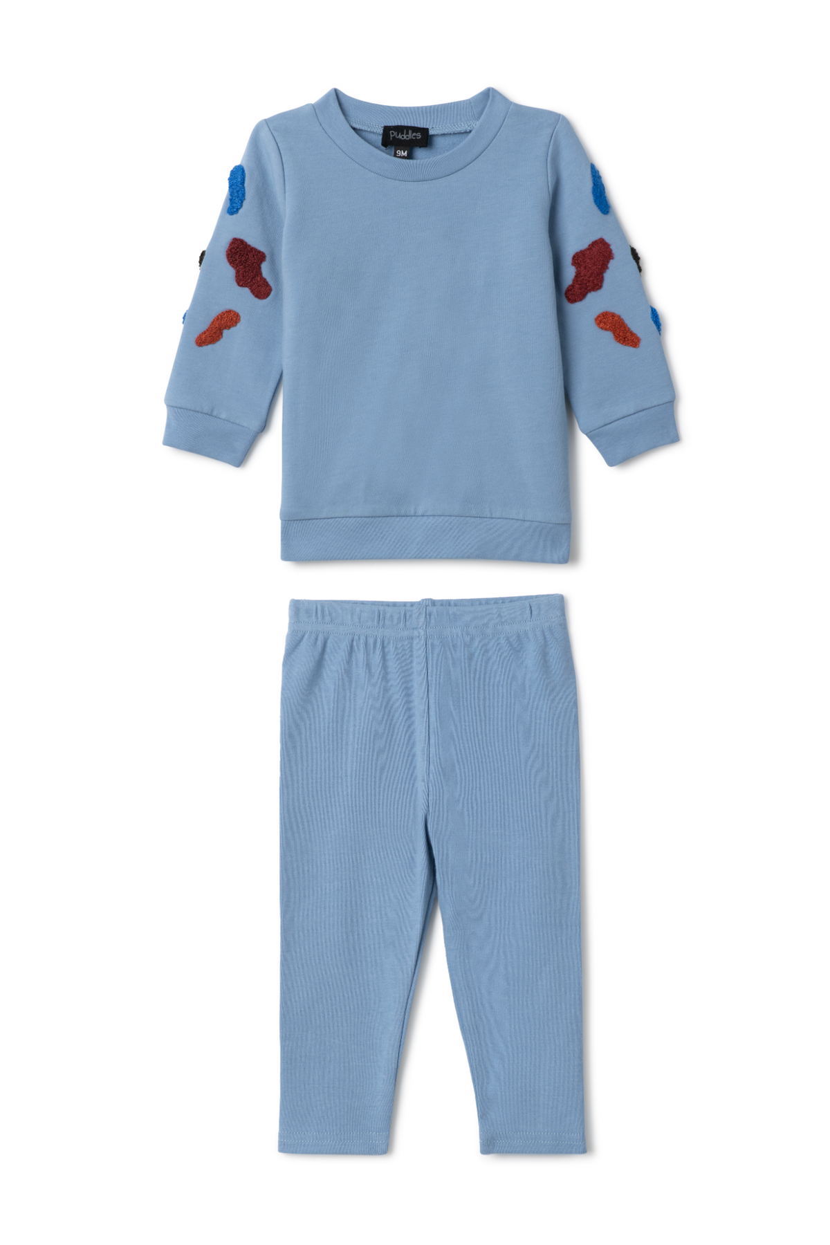 Hook Stitch Applique 2Pc Set in Bluebelle by Puddles