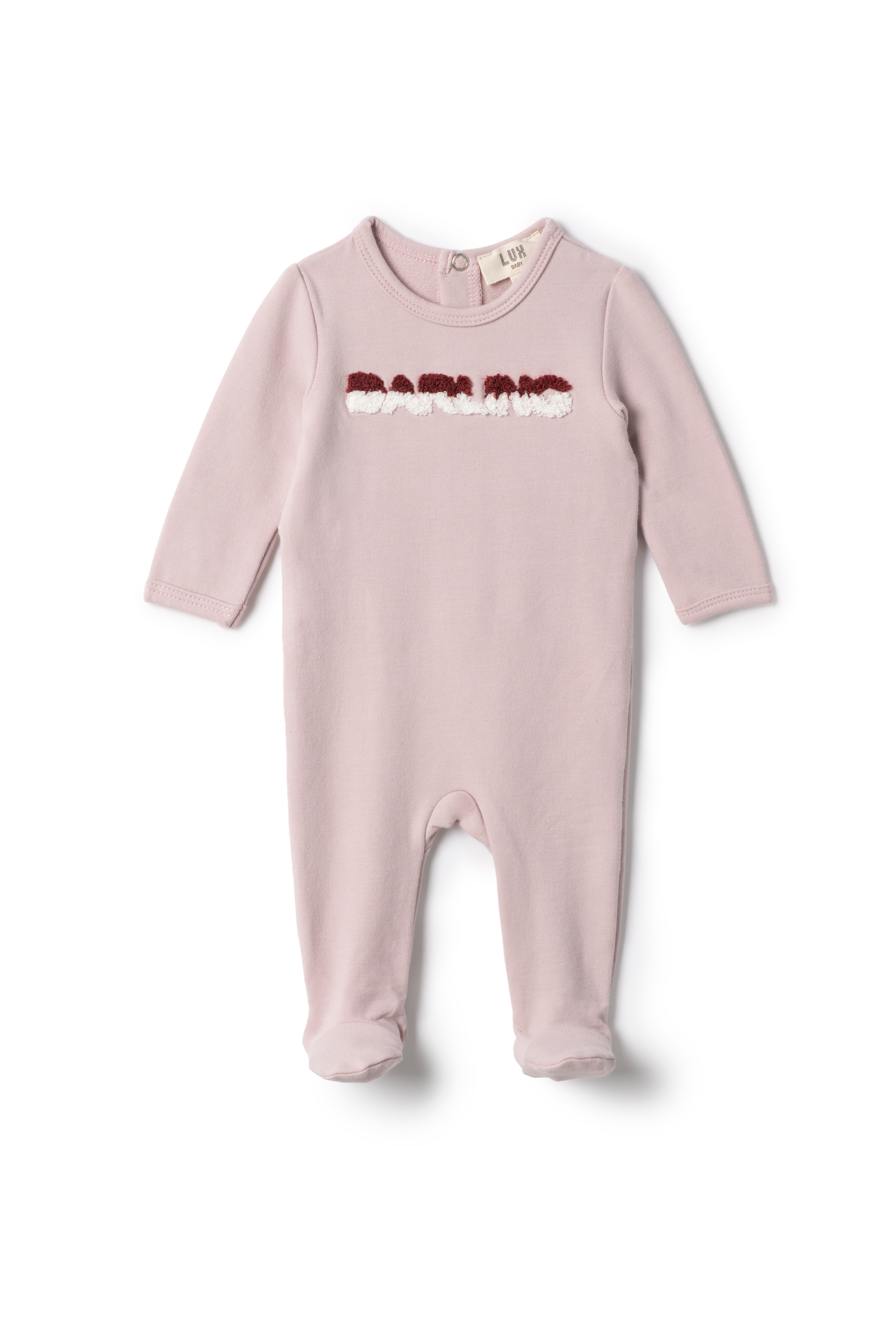 Darling Charming Onesie in Precious Pink by Lux Baby