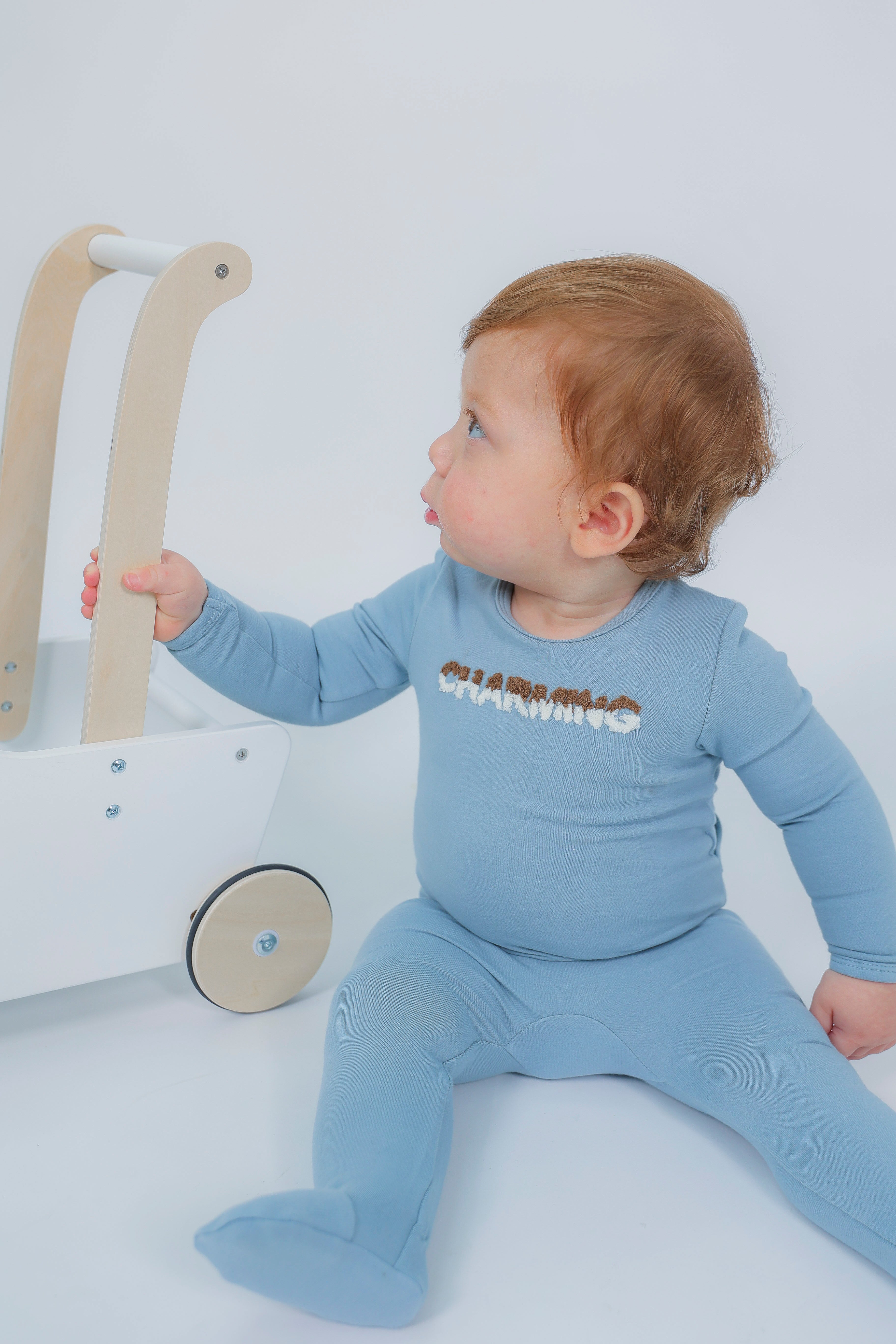 Darling Charming Onesie in by Lux Baby