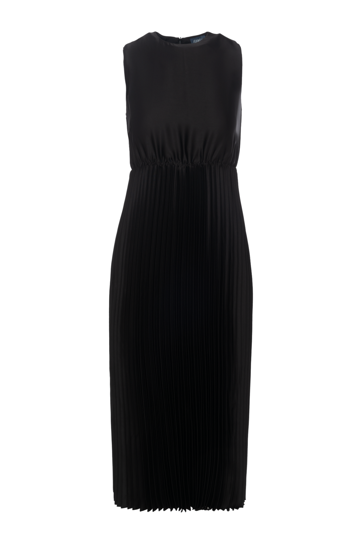 Pleated Jumper in Black by Noni