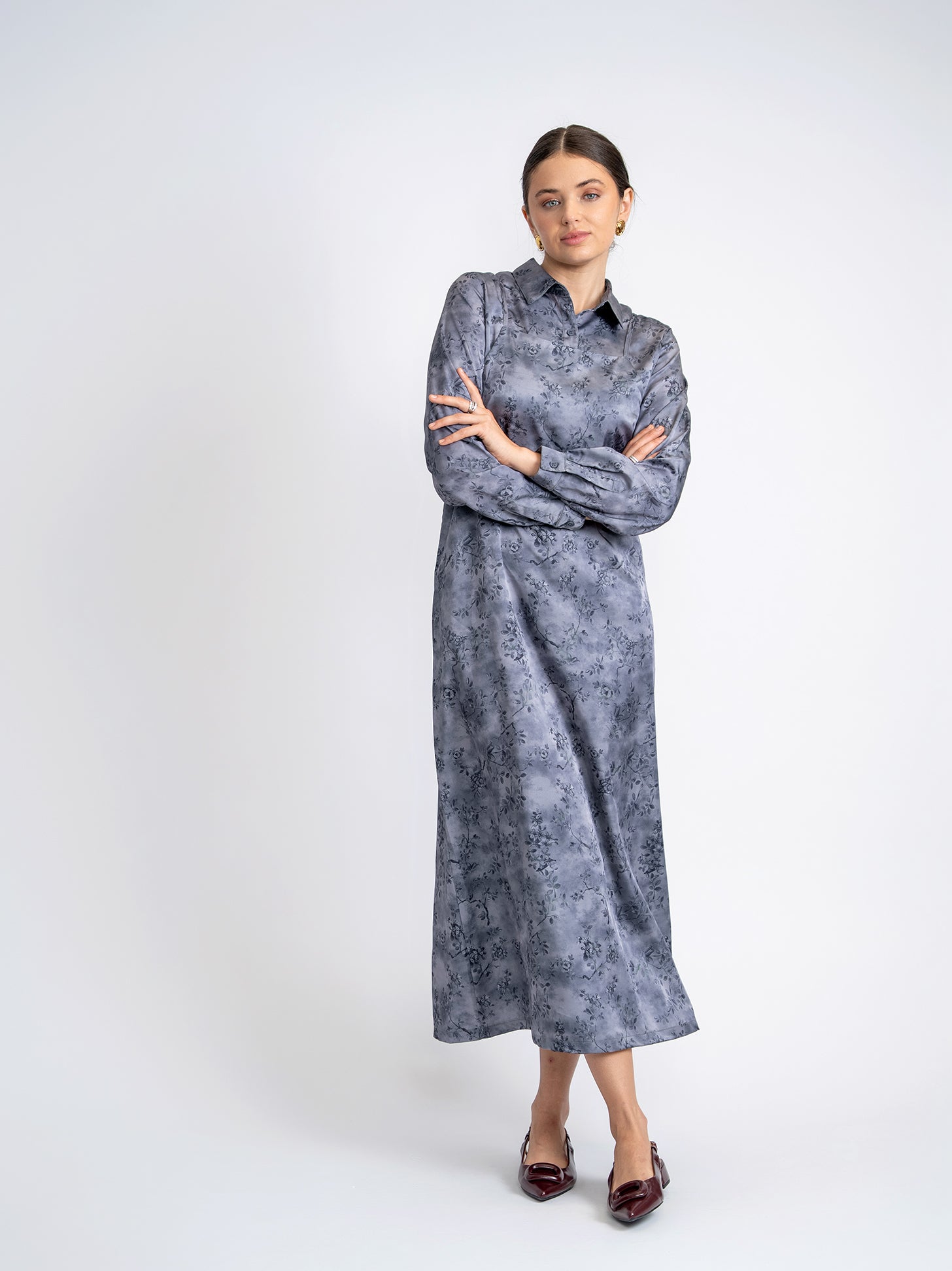 Satin Printed Jumper and Top in by Noni