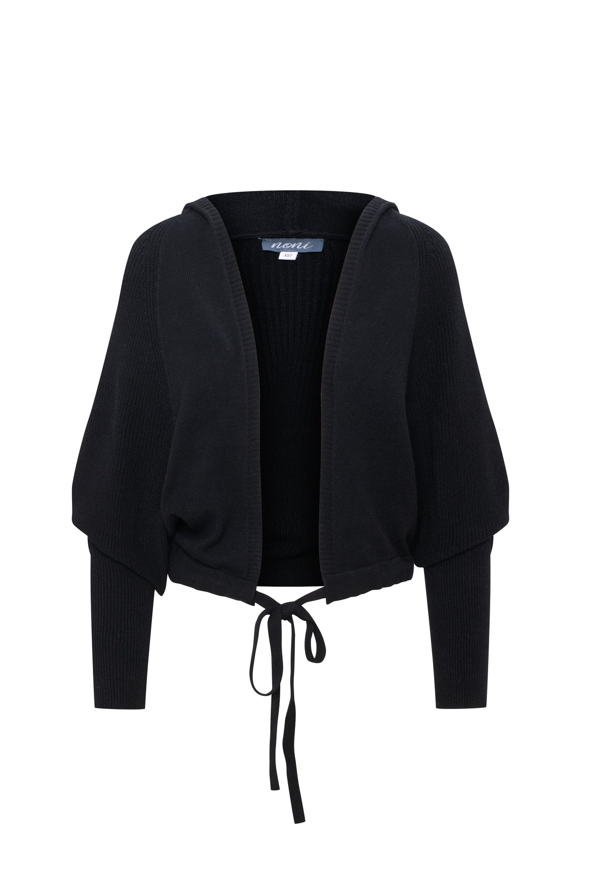 Knit Cardigan in Black by Noni