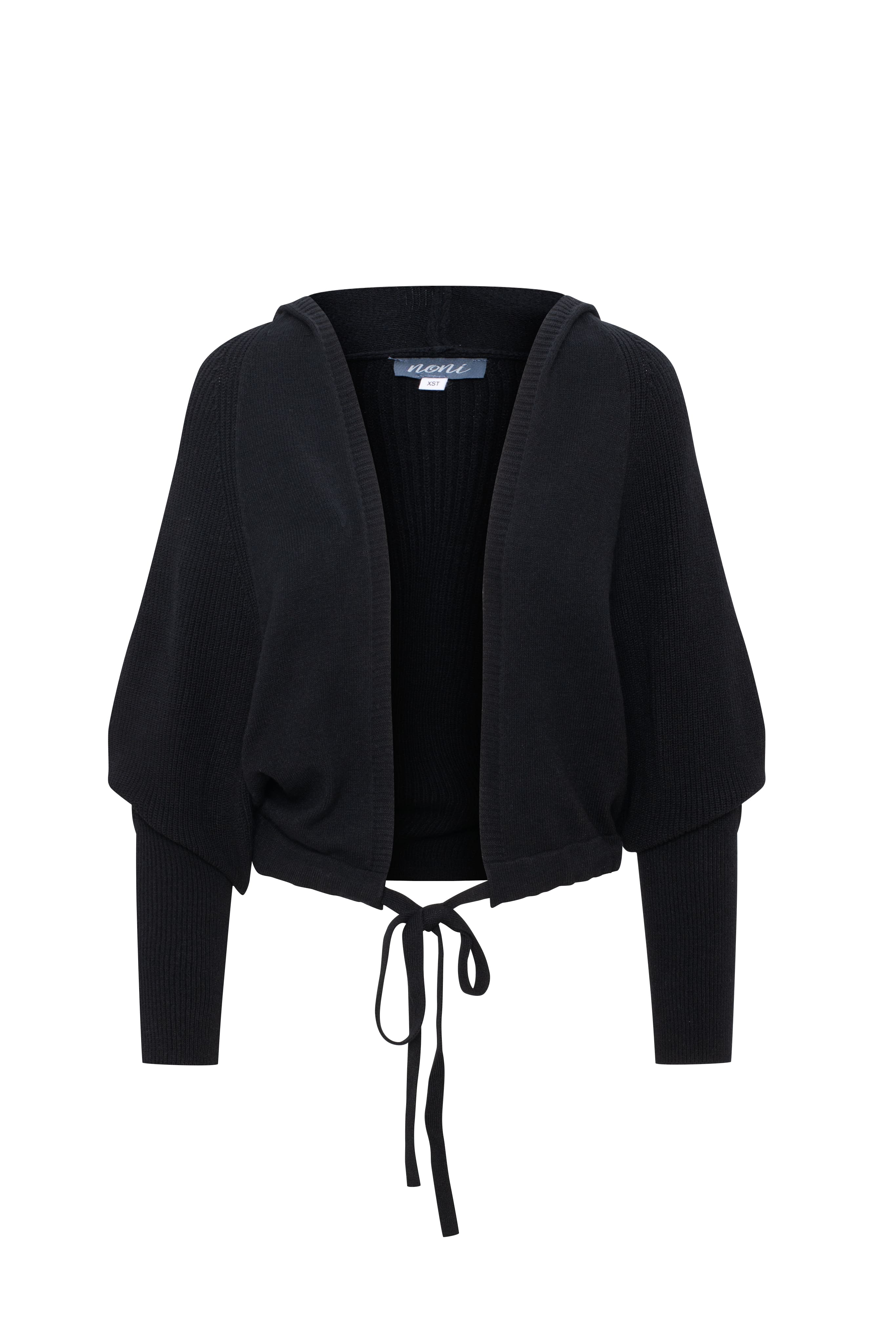 Knit Cardigan in Black by Noni