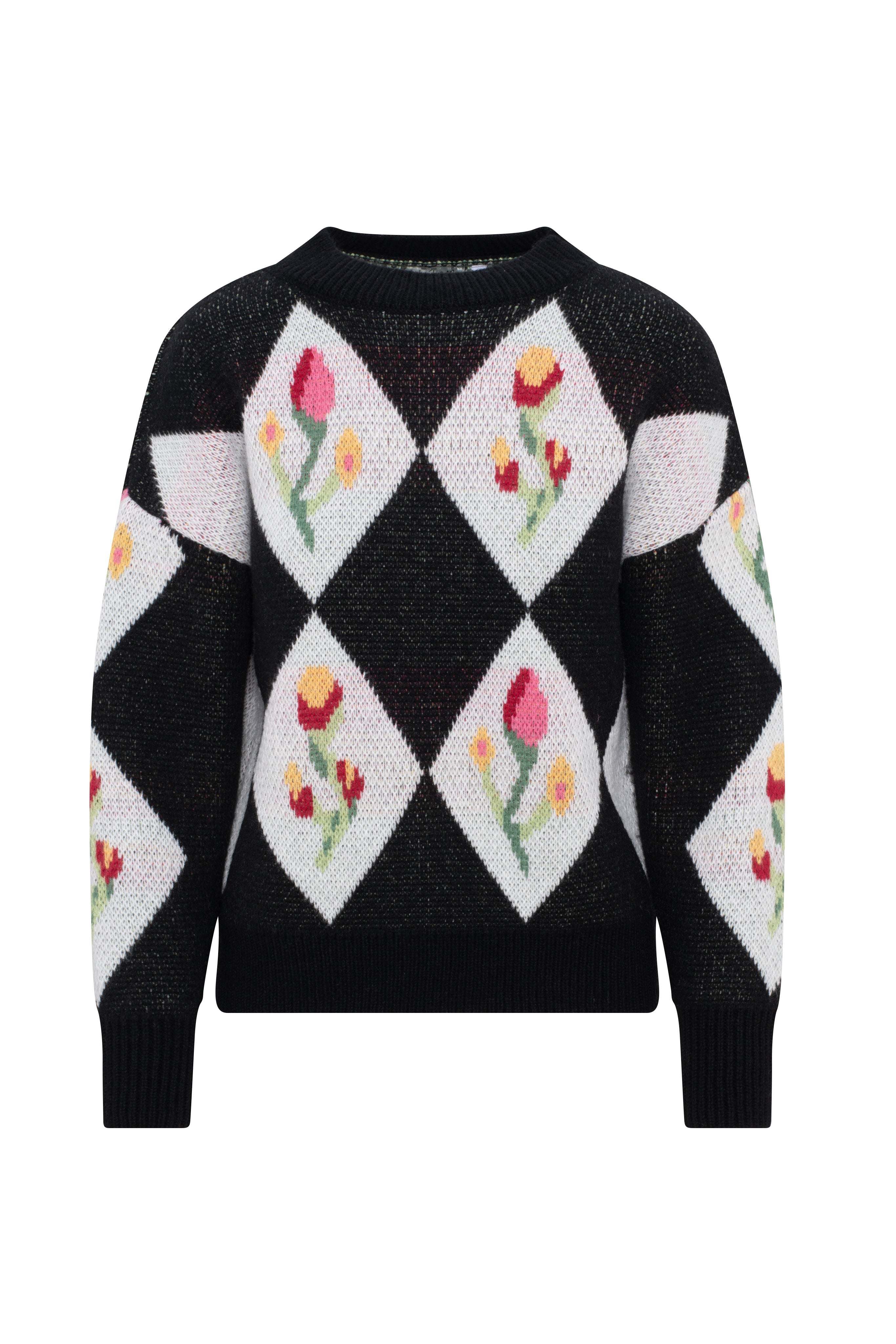Diamond Pattern Sweater in by Unclear